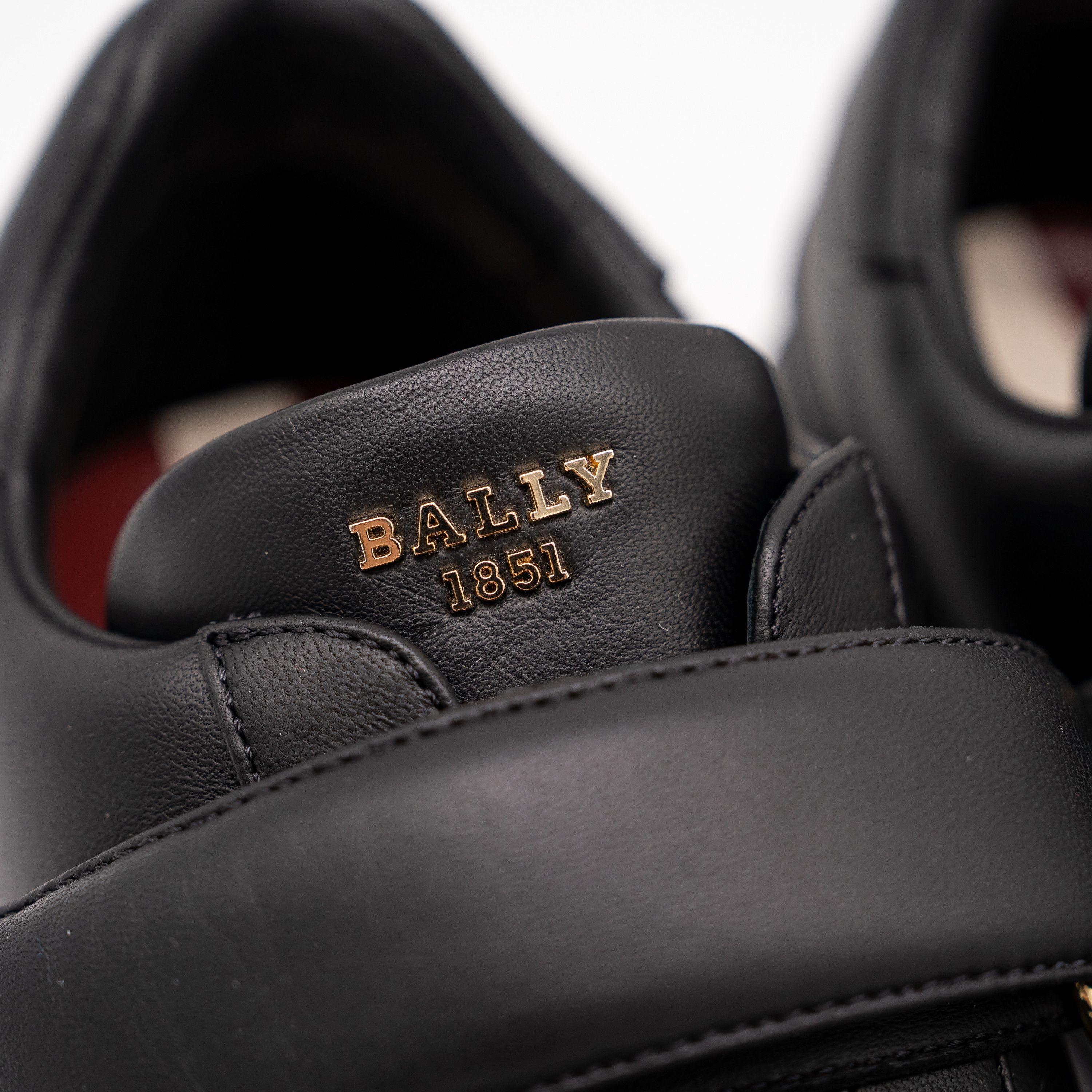 Bally 8 Bally Maylor Black Leather Sneakers Strap Size US 8 / EU 41 - 8 Thumbnail