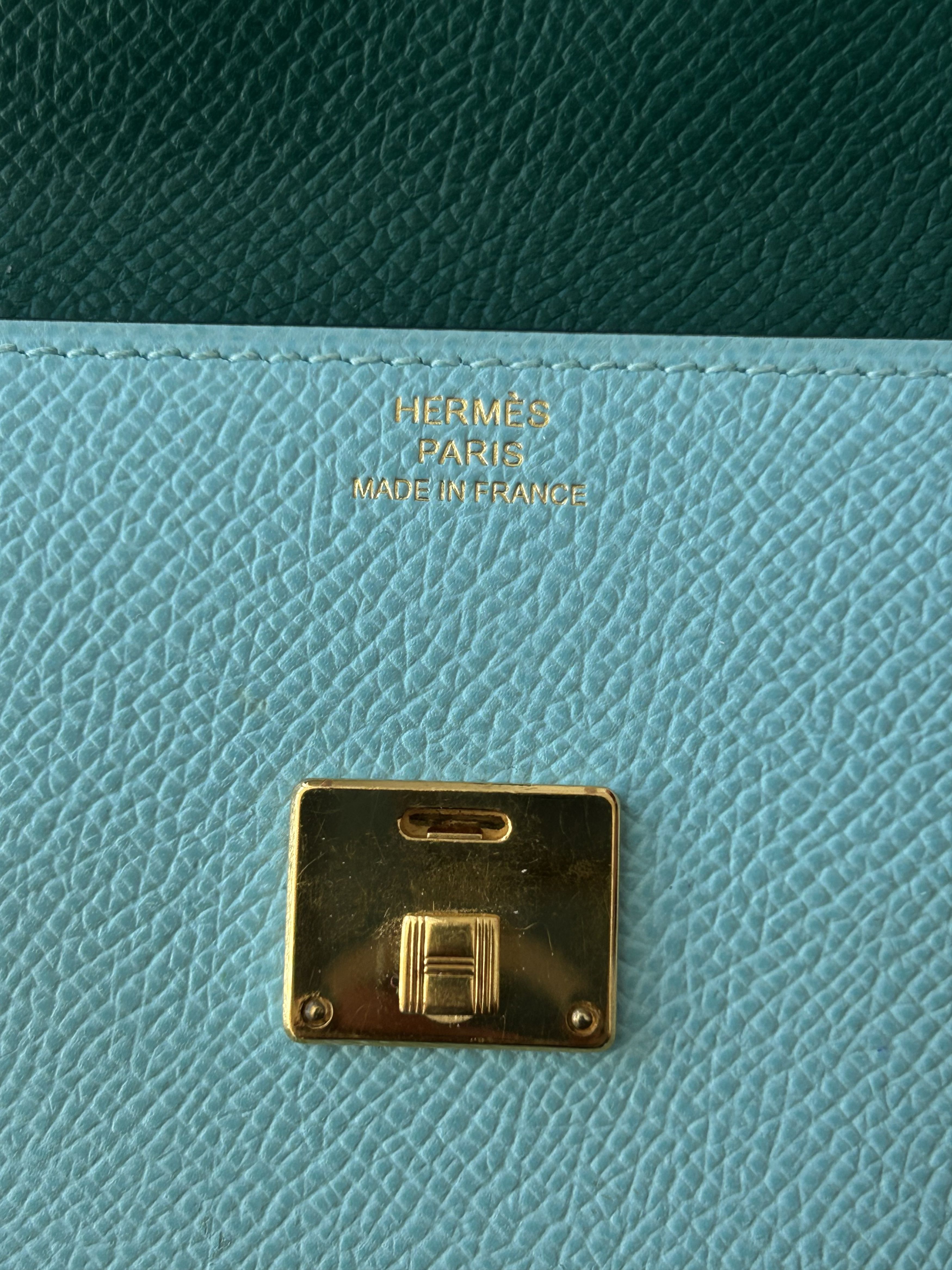 Hermes Hermes Blue Epsom & Palladium Hardware Mini Clic Card Holder Size ONE SIZE - 4 Thumbnail