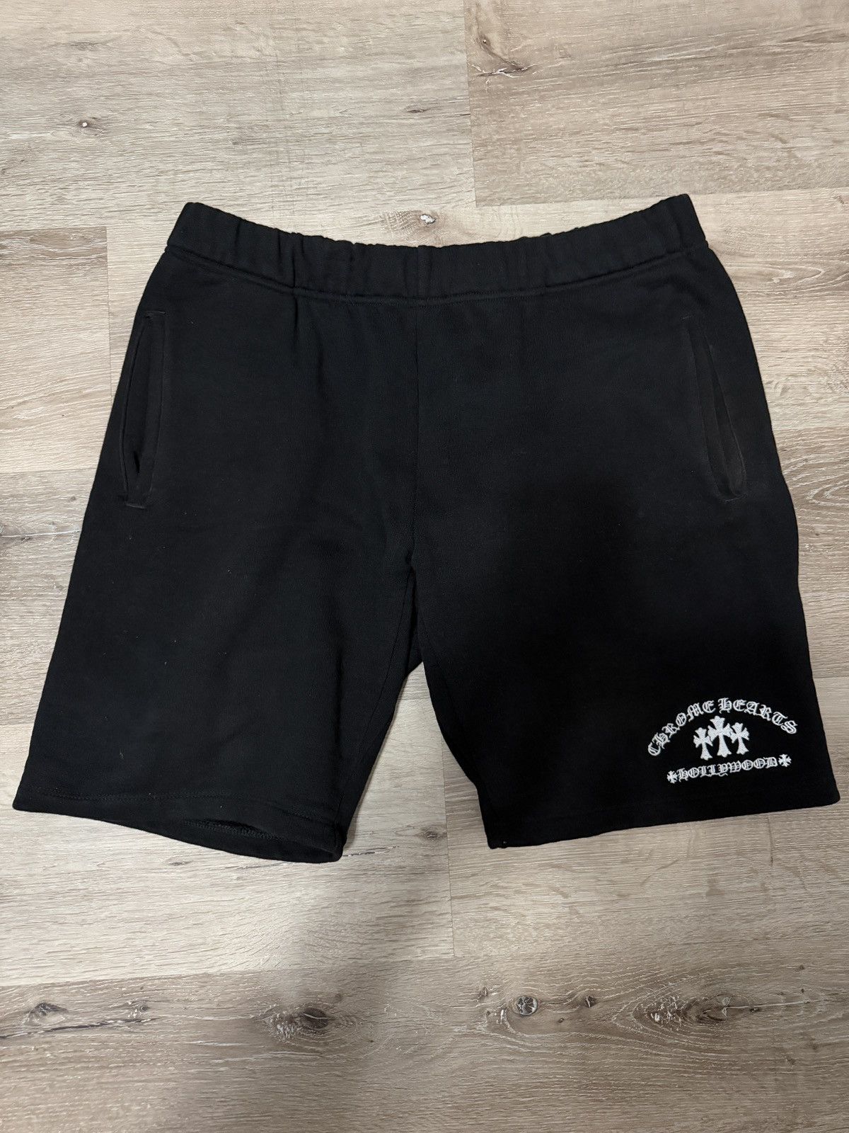 Chrome Hearts Chrome Hearts Triple Cross Embroidered Shorts Size US 44 / EU 60 - 1 Thumbnail