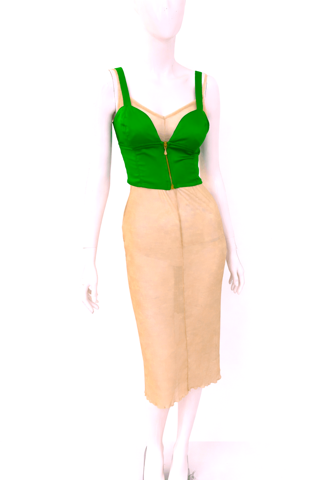 Versace Gianni Versace Poison Neon Bondage Crop Bustier Bra Tee Top Size S / US 4 / IT 40 - 4 Thumbnail
