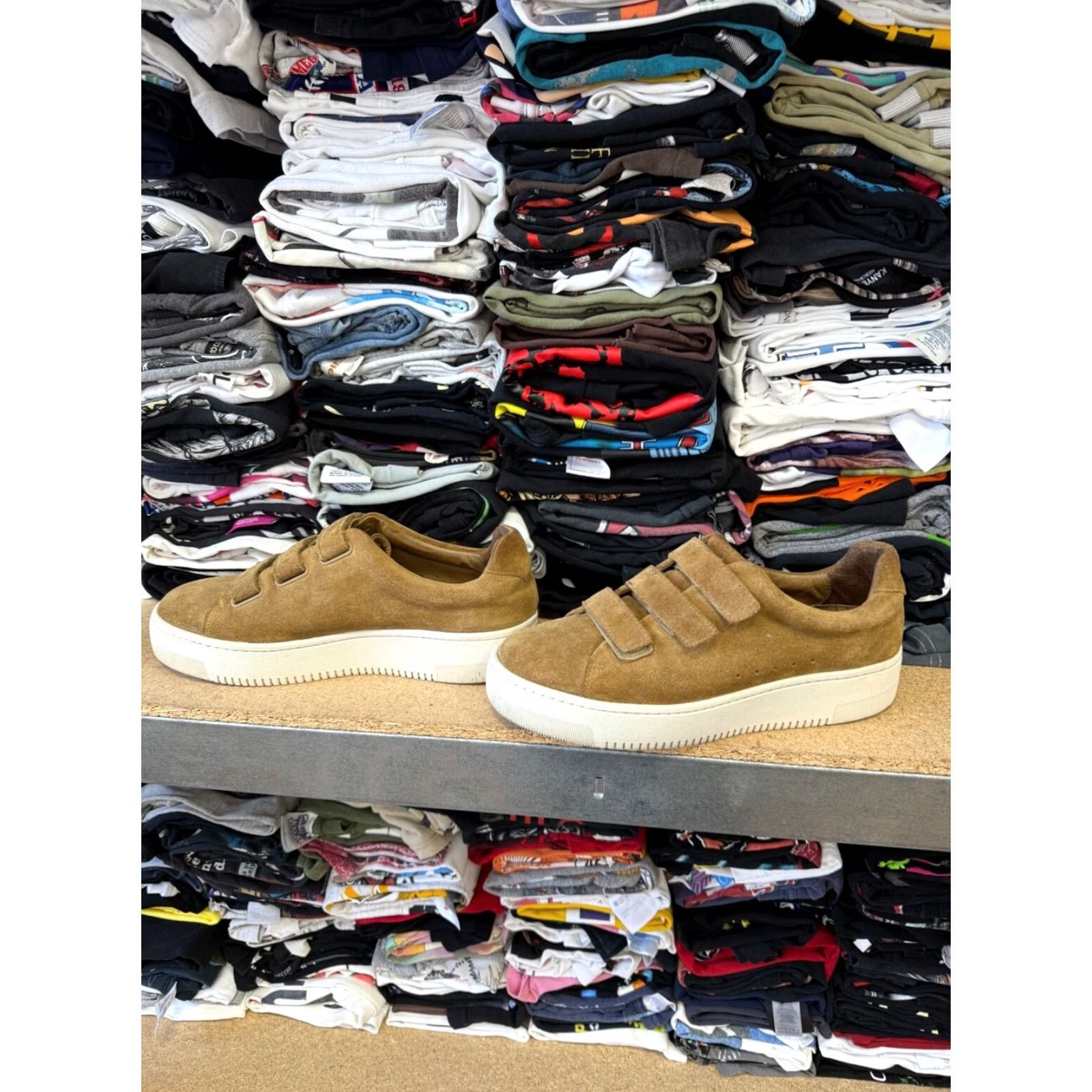 Sandro Sandro Paris Luxury Suede Sneakers Women Rare Retro Hype Beige 40 Nike? Size US 9 / IT 39 - 3 Thumbnail
