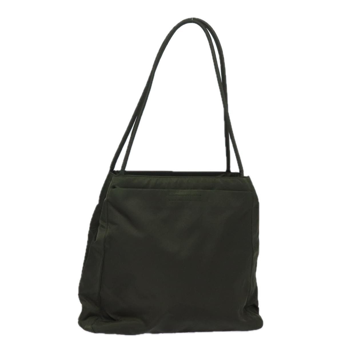 Prada Tessuto Khaki Synthetic Shoulder Bag (Pre-Owned) Size ONE SIZE - 1 Thumbnail