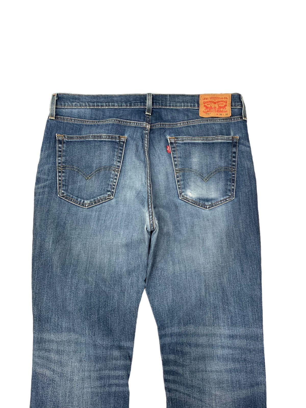 Levi's Levis 541 Stonewash Distressed Denim Pants (AB37) Size US 37 - 9 Thumbnail
