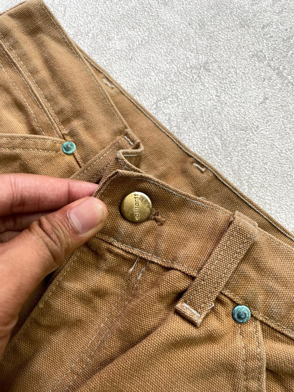 Carhartt Rare 90s Carhartt Double Knee Pants Big Patch 62W Size US 30 / EU 46 - 5 Thumbnail