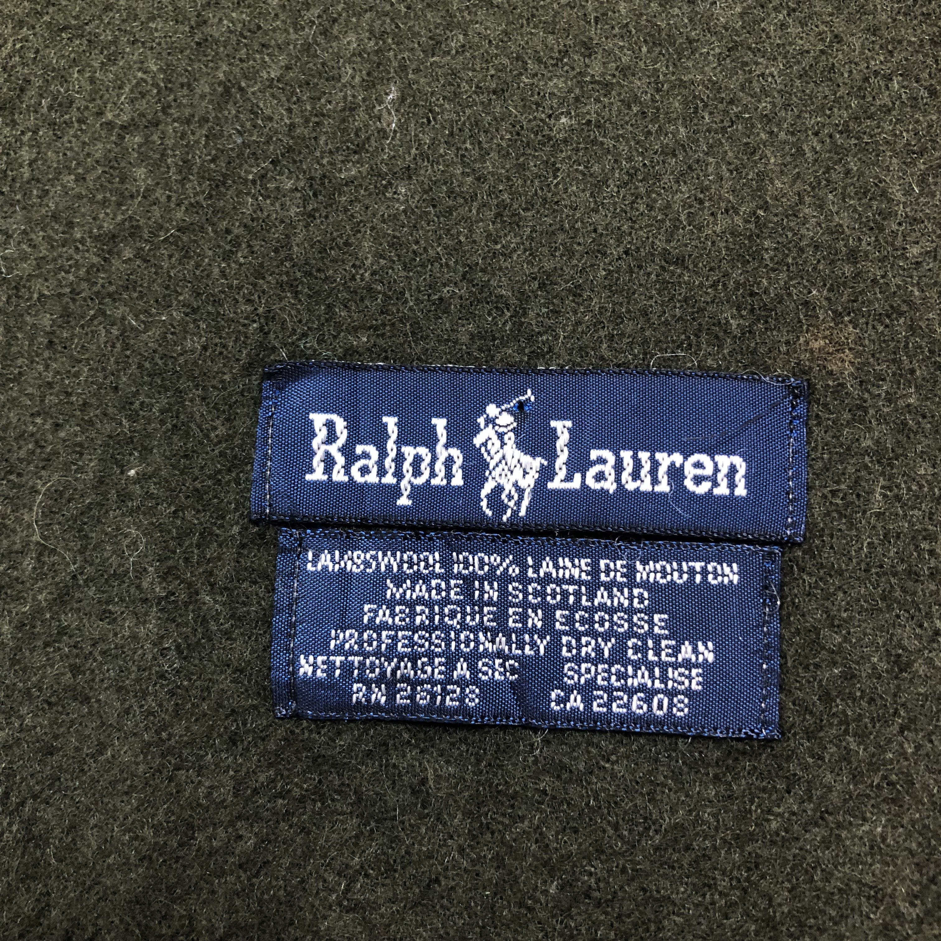 Ralph Lauren × Vintage Vintage Ralph Lauren Scarf Muffler MF344 Size ONE SIZE - 3 Thumbnail