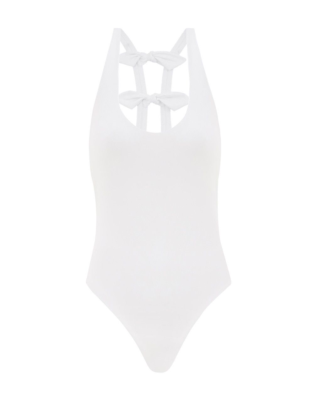 Zimmermann oc11z0126 Everley Scoop Bodysuit in Ivory Size M / US 6-8 / IT 42-44 - 1 Thumbnail