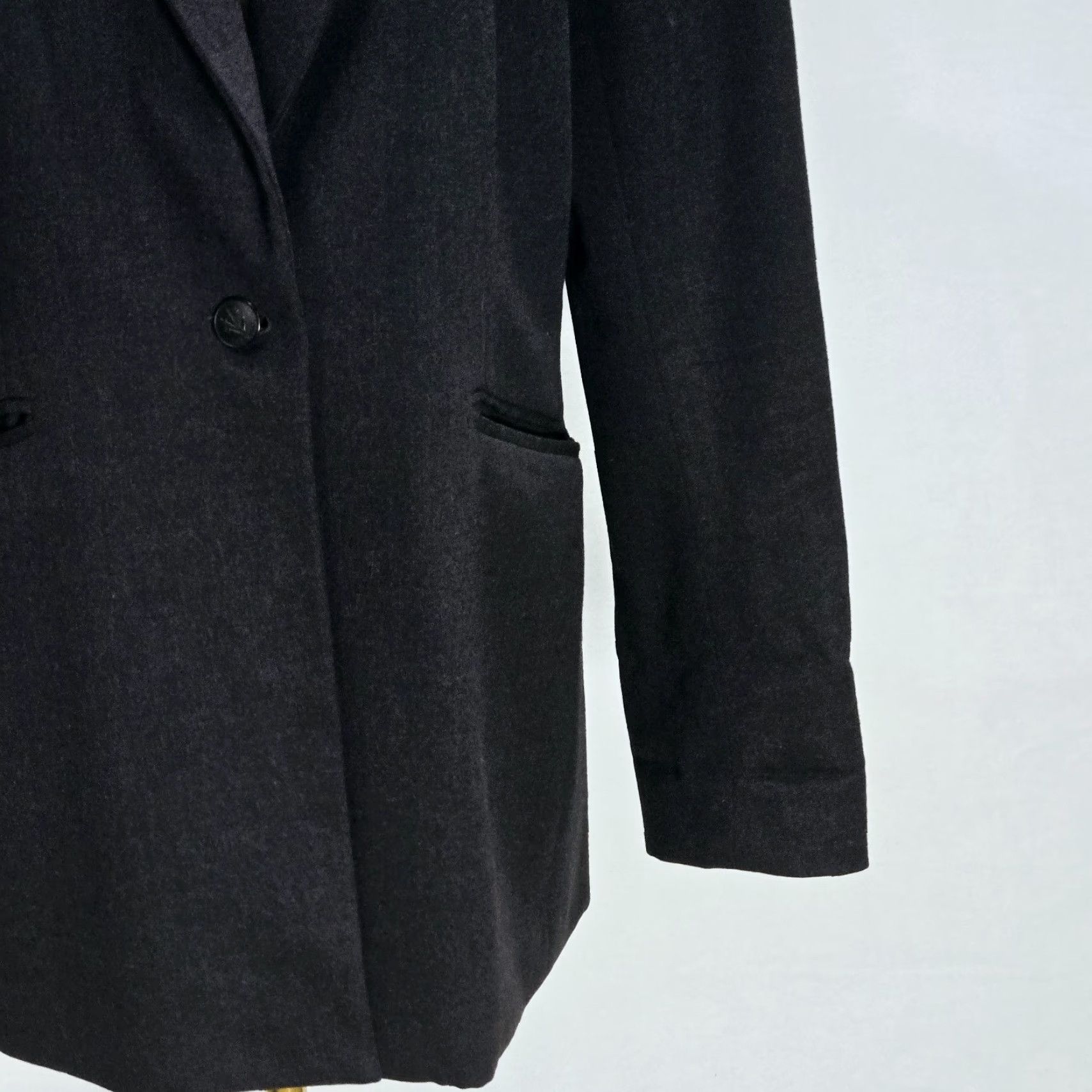 Rag & Bone Rag & Bone Blazer Size 8 Jacket Wool Blend Womens Button Charcoal Lined Size M / US 6-8 / IT 42-44 - 5 Thumbnail