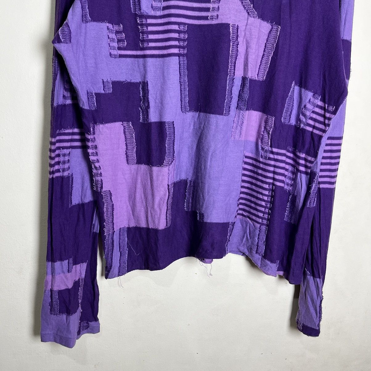 Y's Y's by Yohji Yamamoto Patchwork Sweater Size US L / EU 52-54 / 3 - 3 Thumbnail
