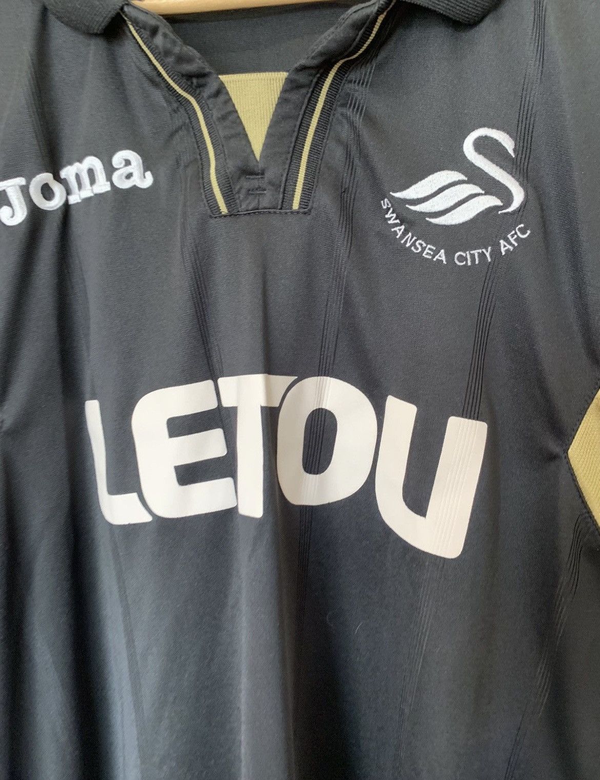 Joma SWANSEA JOMA 2017/2018 THIRD KIT SOCCER JERSEY LETOU Size US L / EU 52-54 / 3 - 3 Thumbnail