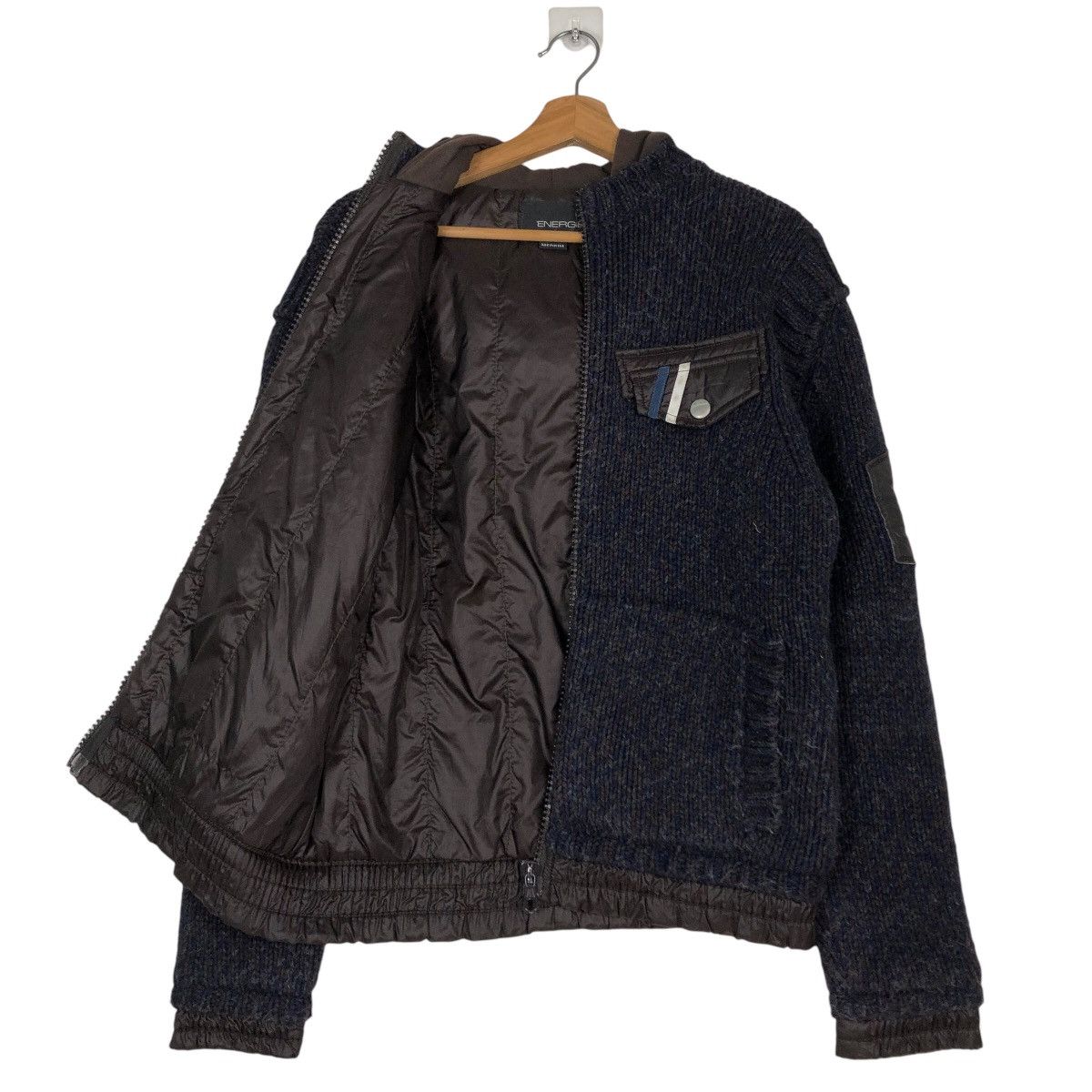 If Six Was Nine 🔥Punk Biker Jacket Corduroy Energie Sixty Zipper Size US M / EU 48-50 / 2 - 13 Thumbnail