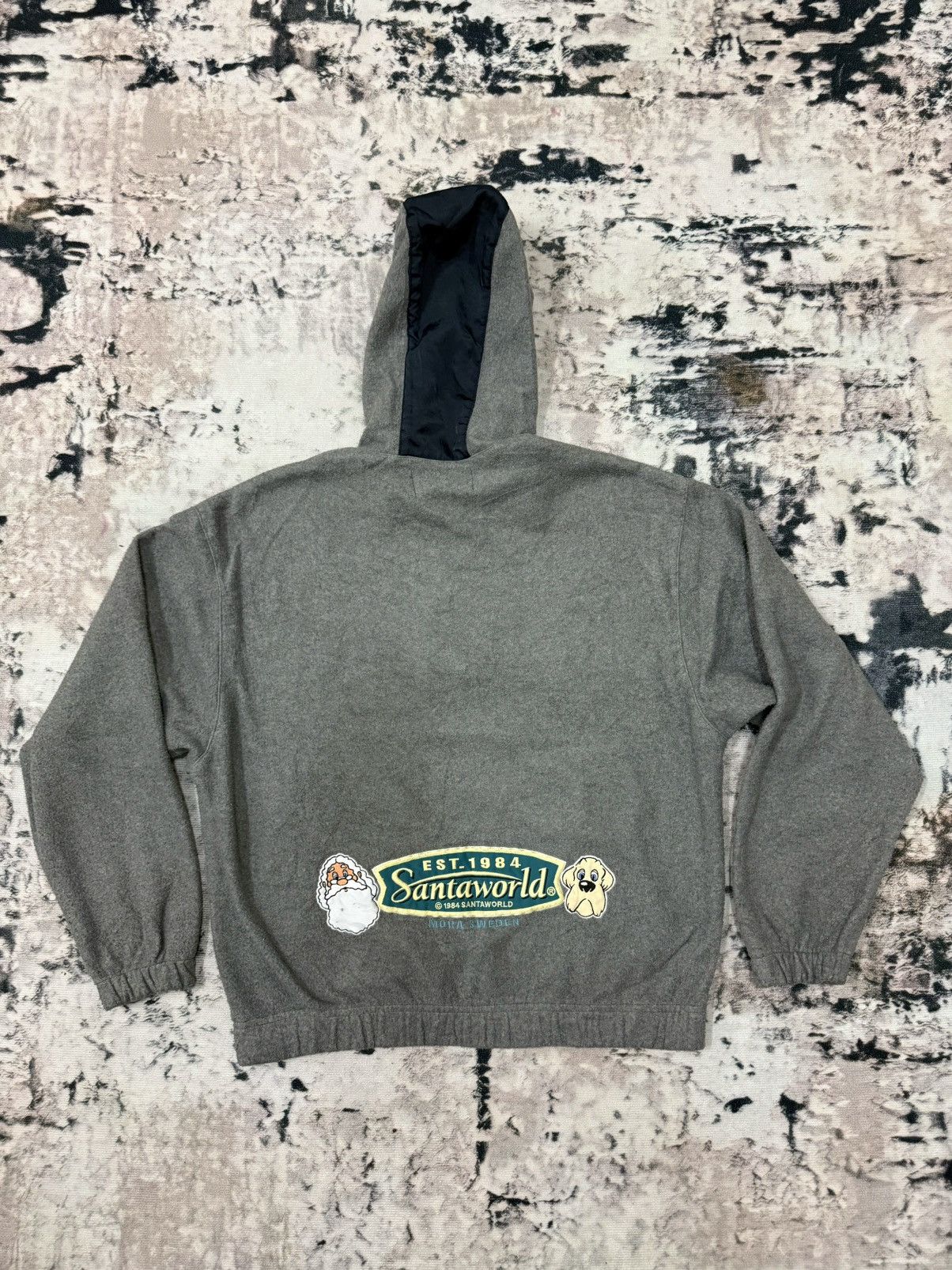 Cartoon Network × Japanese Brand × Vintage Vintage Santaworld Pullover Fleece Halfbitton Jacket Hoodie Size US L / EU 52-54 / 3 - 10 Thumbnail