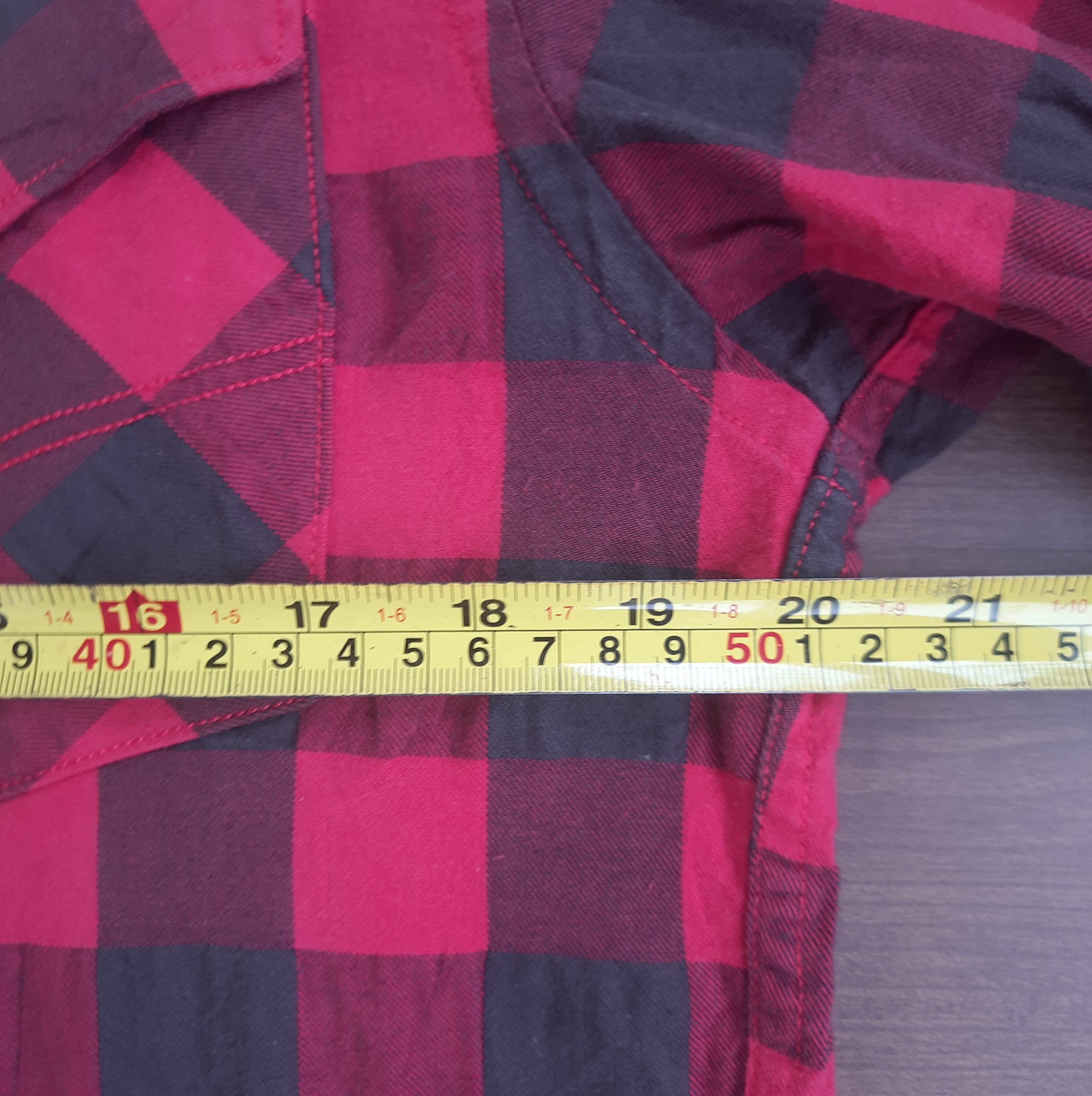 Japanese Brand Back Number x Rough Plaid Shirts Size US M / EU 48-50 / 2 - 9 Thumbnail