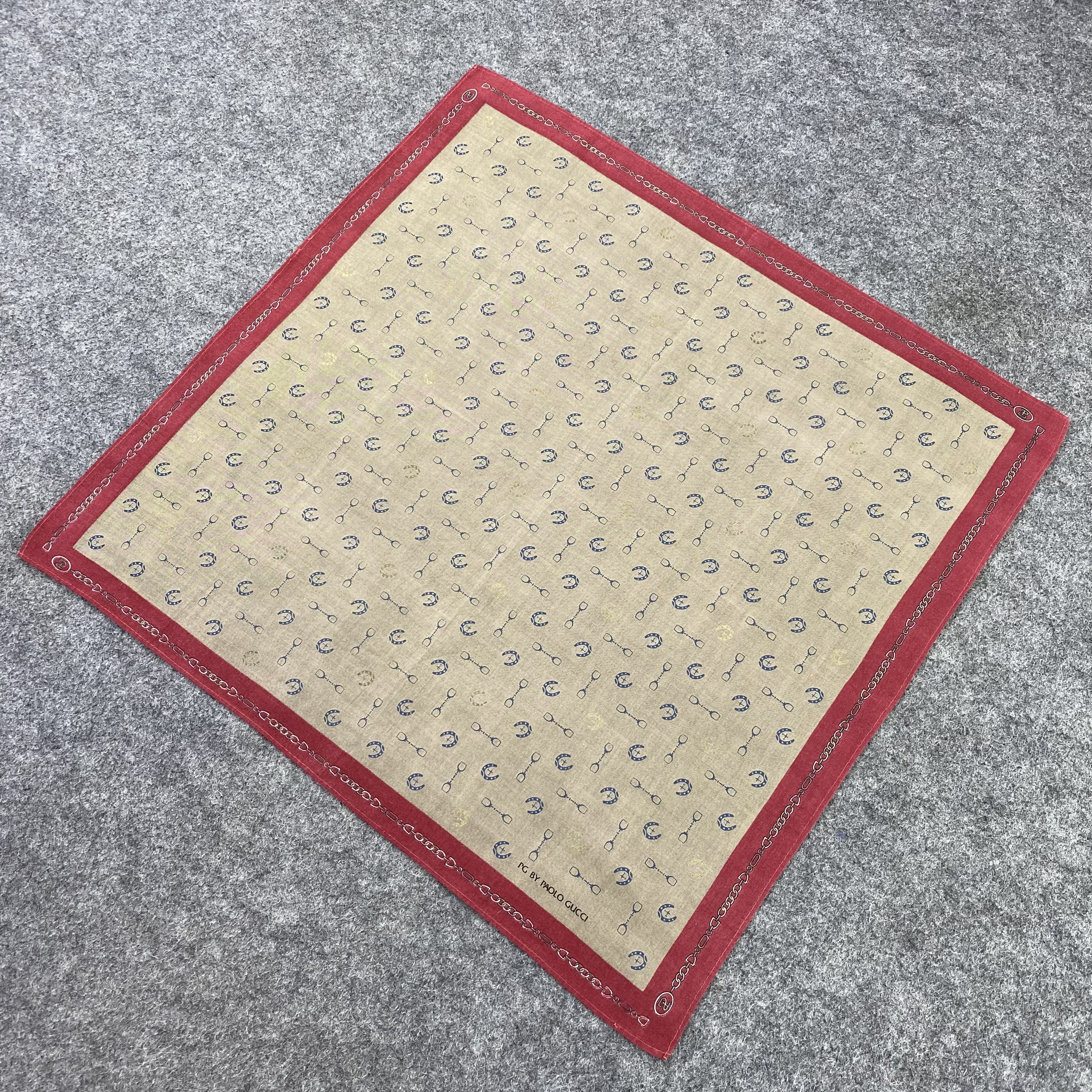 Paolo Gucci Paolo Gucci Handkerchief / Bandana / Neckerchief-B848 Size ONE SIZE - 4 Thumbnail