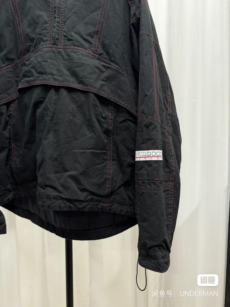 Other Martine Rose 20AW Bright Thread Red Line Half Zipper Thin Size US M / EU 48-50 / 2 - 4 Thumbnail