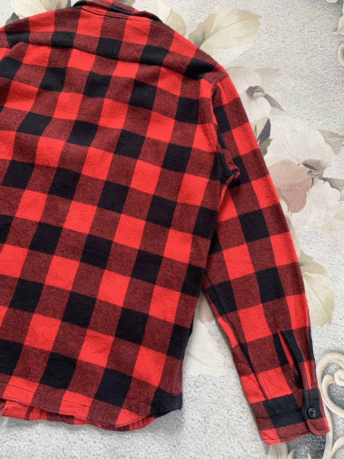 Pendleton Pendleton Freak's Store Wool Red Tartan Flannel Jacket Size US L / EU 52-54 / 3 - 6 Thumbnail