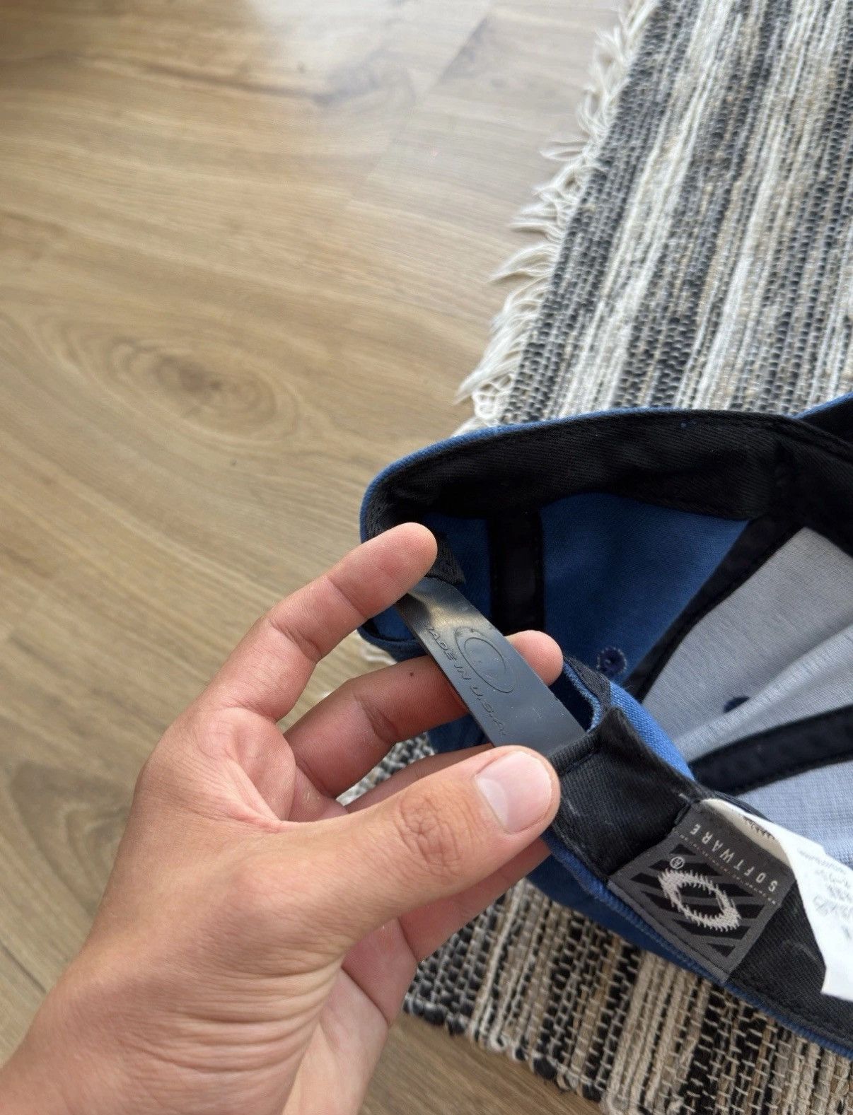 Oakley Oakley Vintage Software Rare Blue Baseball Classic Cap Hat Size ONE SIZE - 7 Thumbnail
