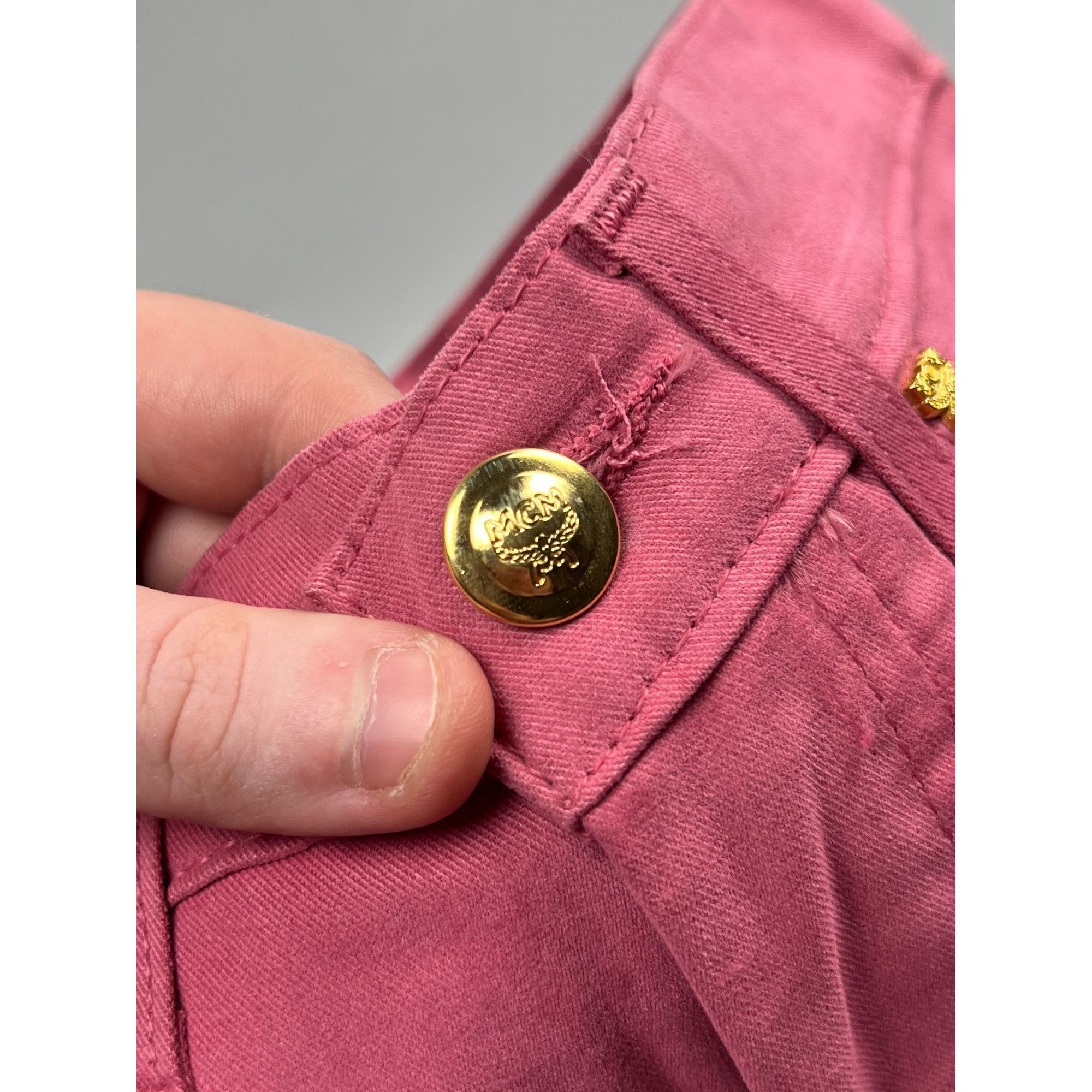 MCM MCM Pink Denim Pants Size 26 (Y0815) Size 26" / US 2 / IT 38 - 7 Thumbnail