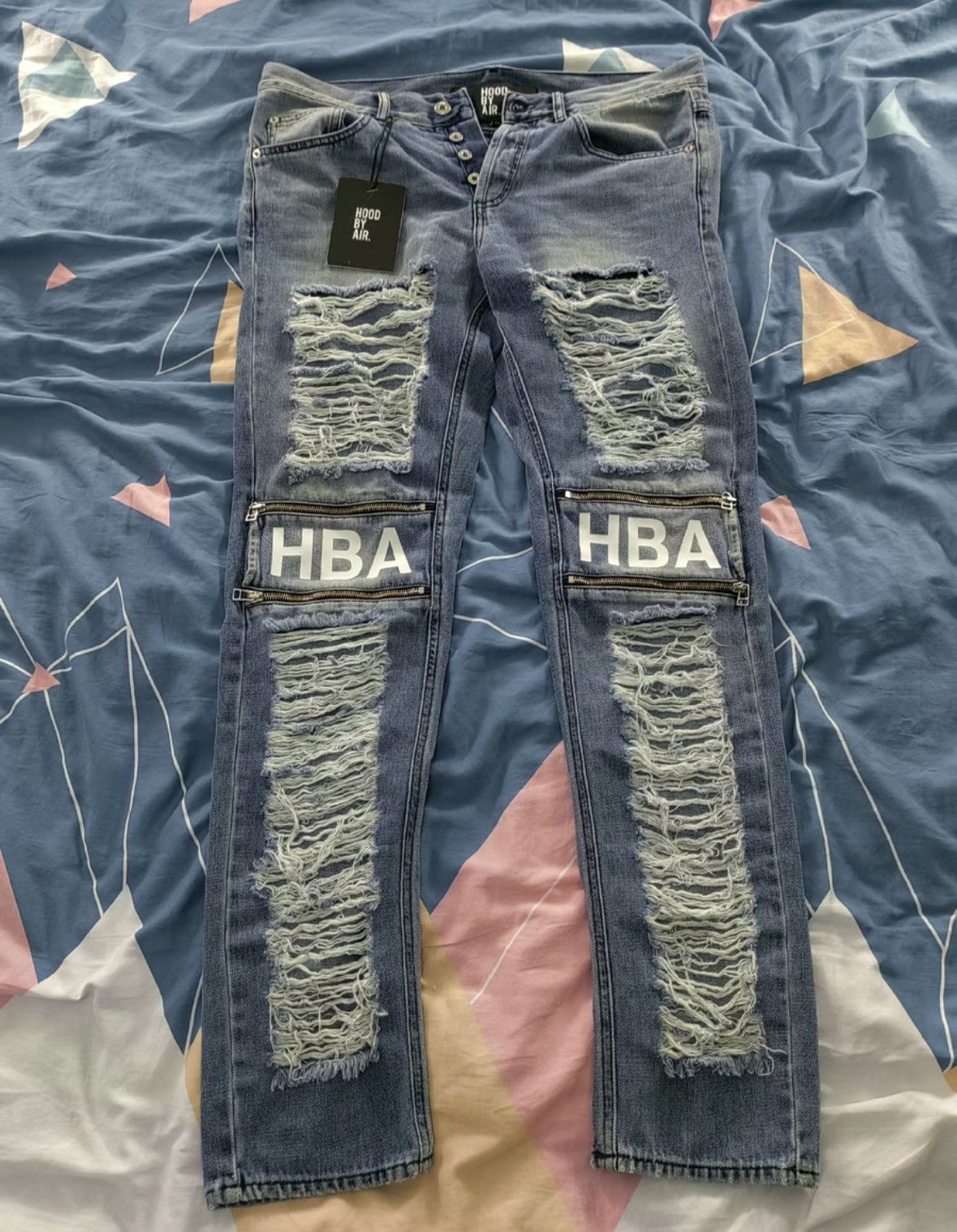 Hood By Air Hood By Air H13A Raw Denim Pant #1 'Black' | Grailed