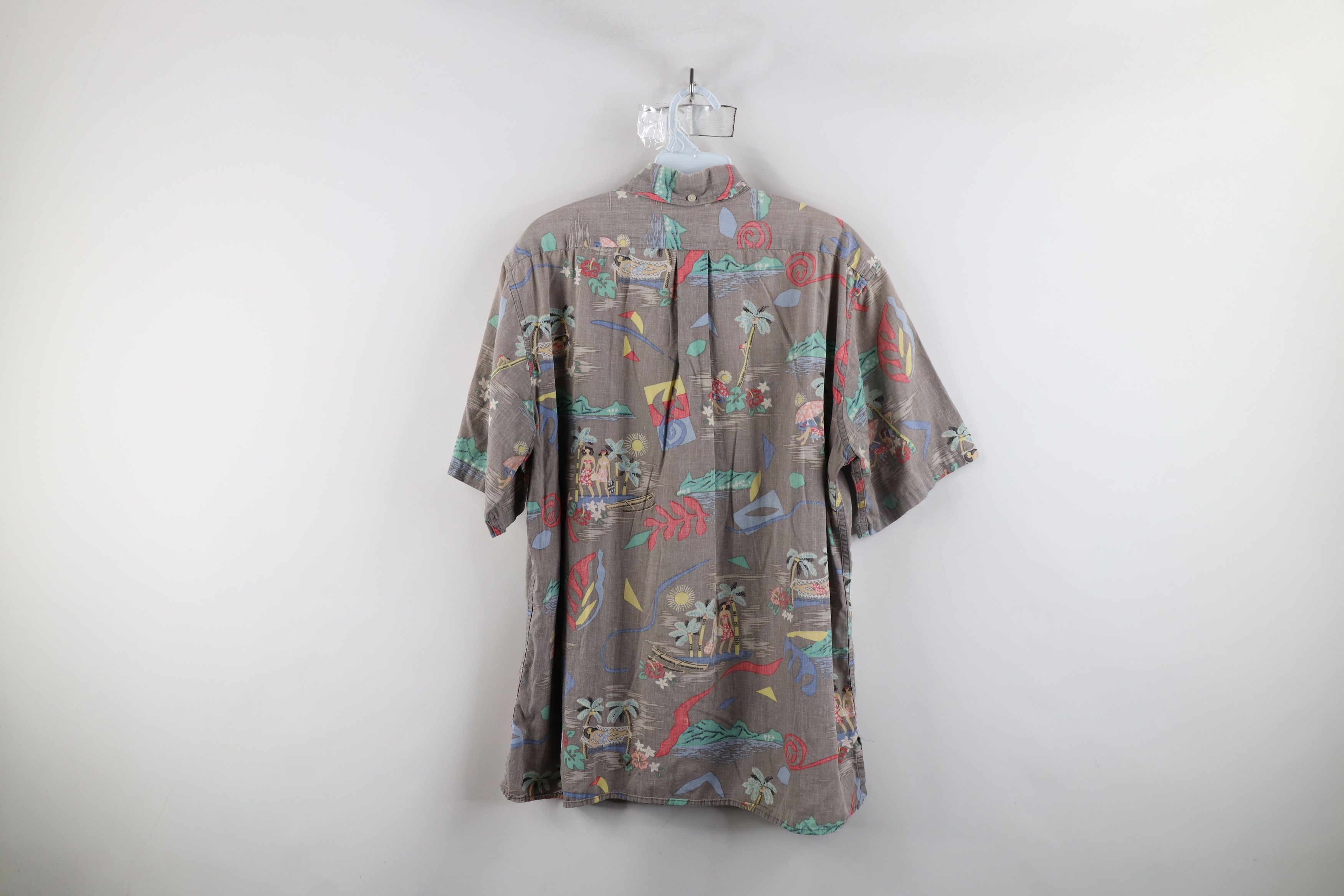 Reyn Spooner × Vintage Vintage 90s Reyn Spooner Print Hawaiian Button Shirt USA Size US L / EU 52-54 / 3 - 12 Thumbnail