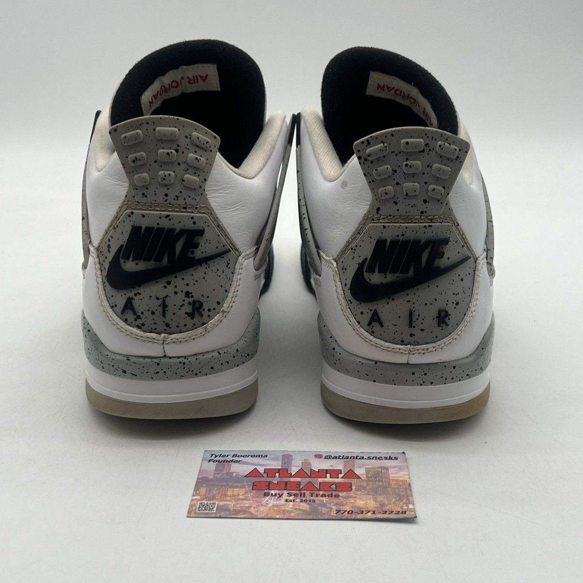 Jordan Brand Air Jordan 4 White Cement Size US 10 / EU 43 - 3 Thumbnail