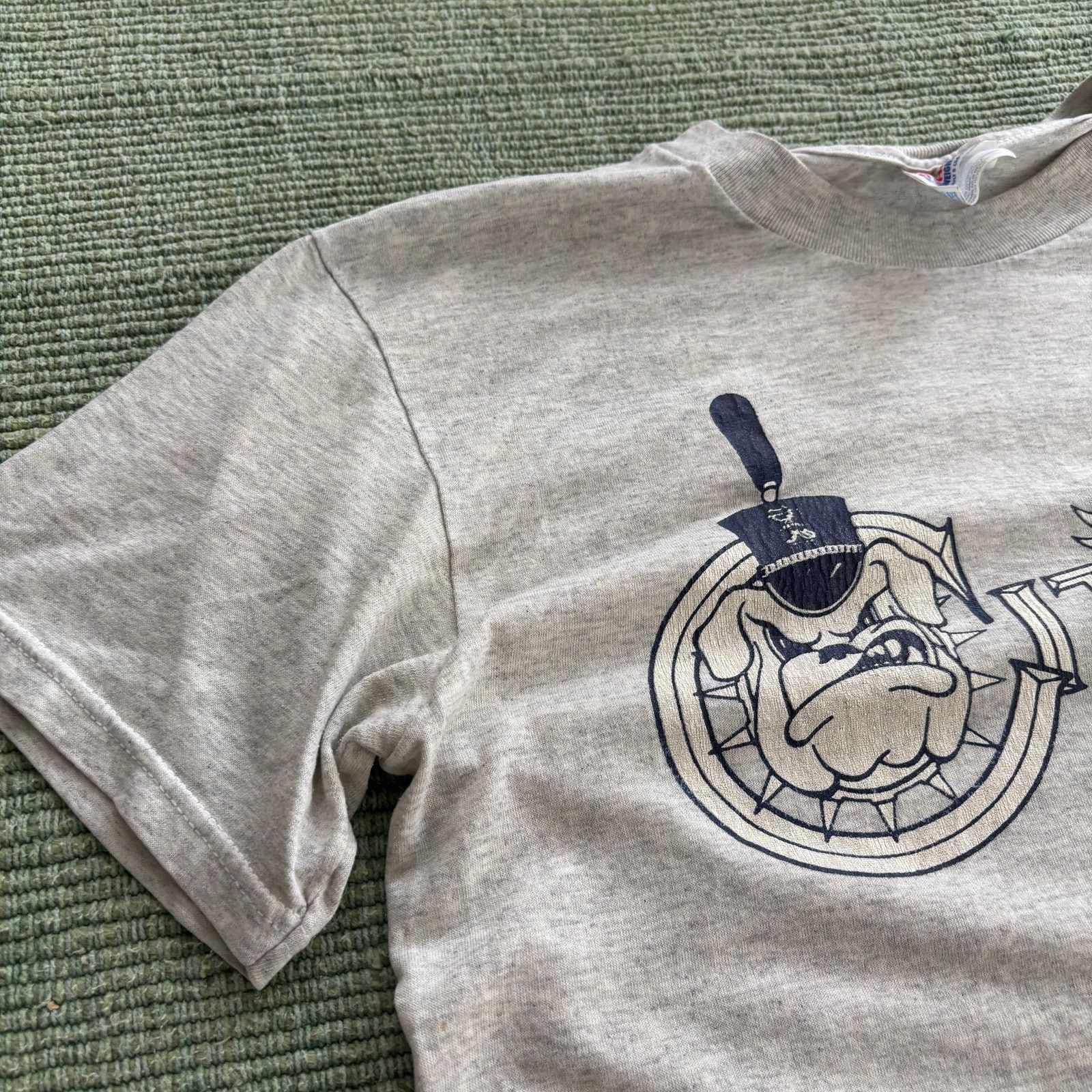 Hanes Vintage "The Citadel" Bulldog Tee Shirt Cotton Sz S Size US S / EU 44-46 / 1 - 5 Thumbnail