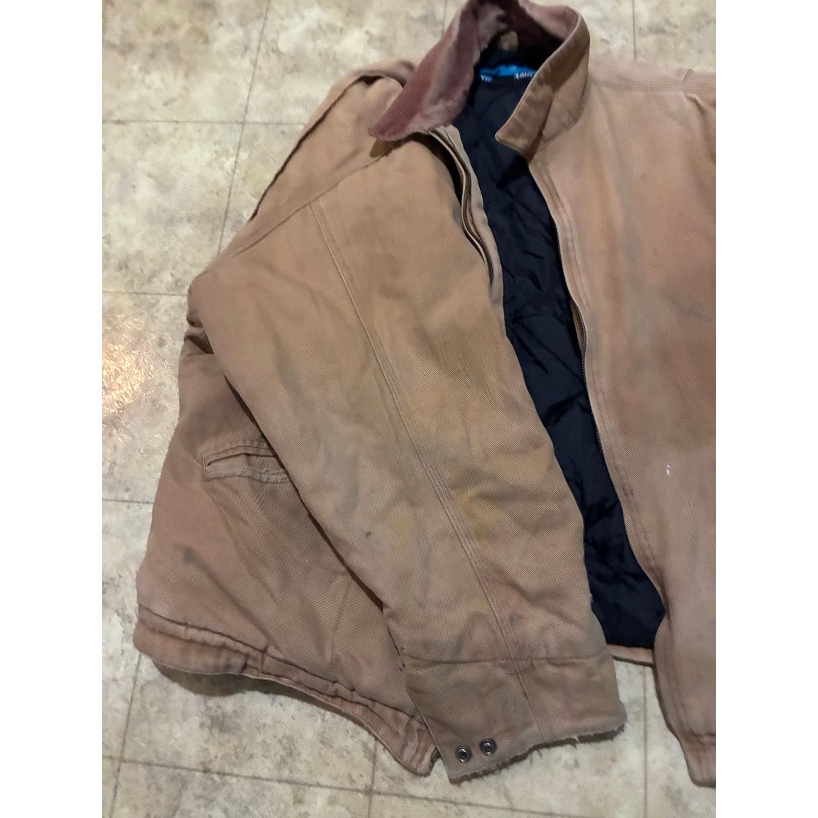 Other Vintage Tri-Mountain Tan Canvas Work Jacket XL Bangladesh Size US XL / EU 56 / 4 - 3 Thumbnail