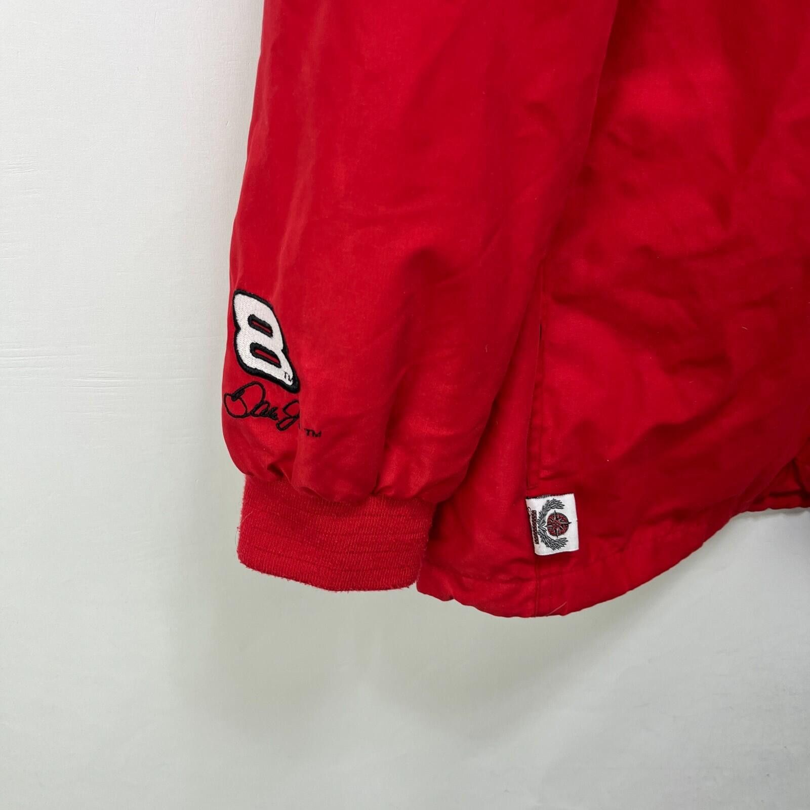 Budweiser Vintage NASCAR Budweiser Pullover Windbreaker Jacket Medium Size ONE SIZE - 8 Thumbnail
