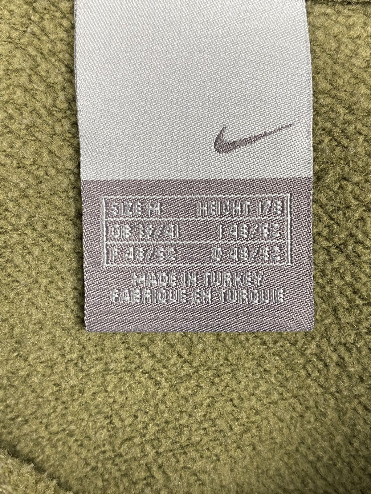 Nike Vintage 00s Nike Swoosh Hoodie y2k drill Size US M / EU 48-50 / 2 - 12 Thumbnail