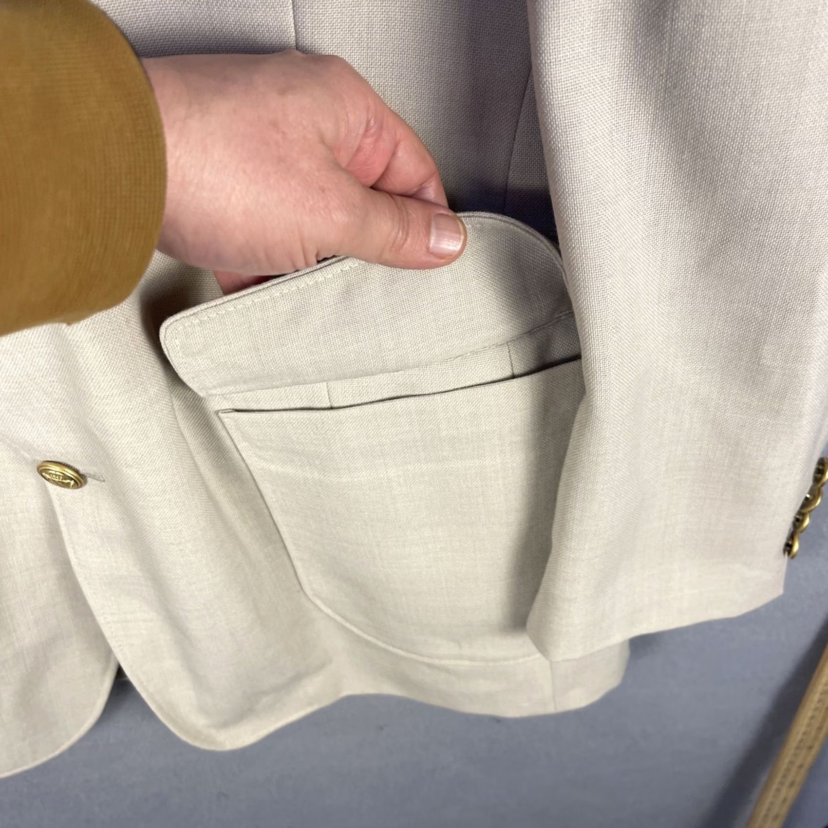 Vintage Arnold Palmer Blazer Shirt? Size 44R - 3 Thumbnail