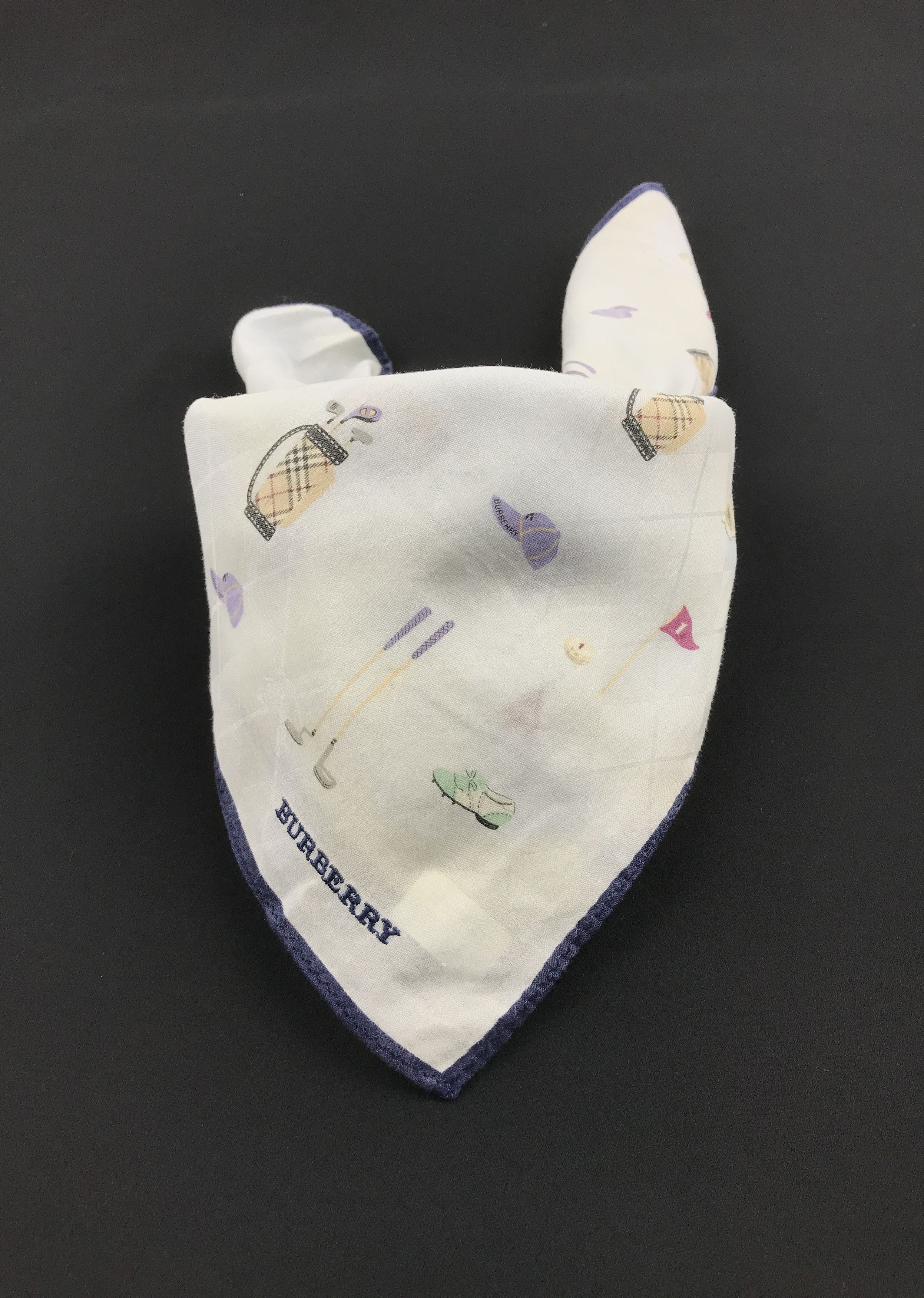 Burberry × Vintage Vintage Burberry Bandana Neckerchief Handkerchief Size ONE SIZE - 3 Thumbnail