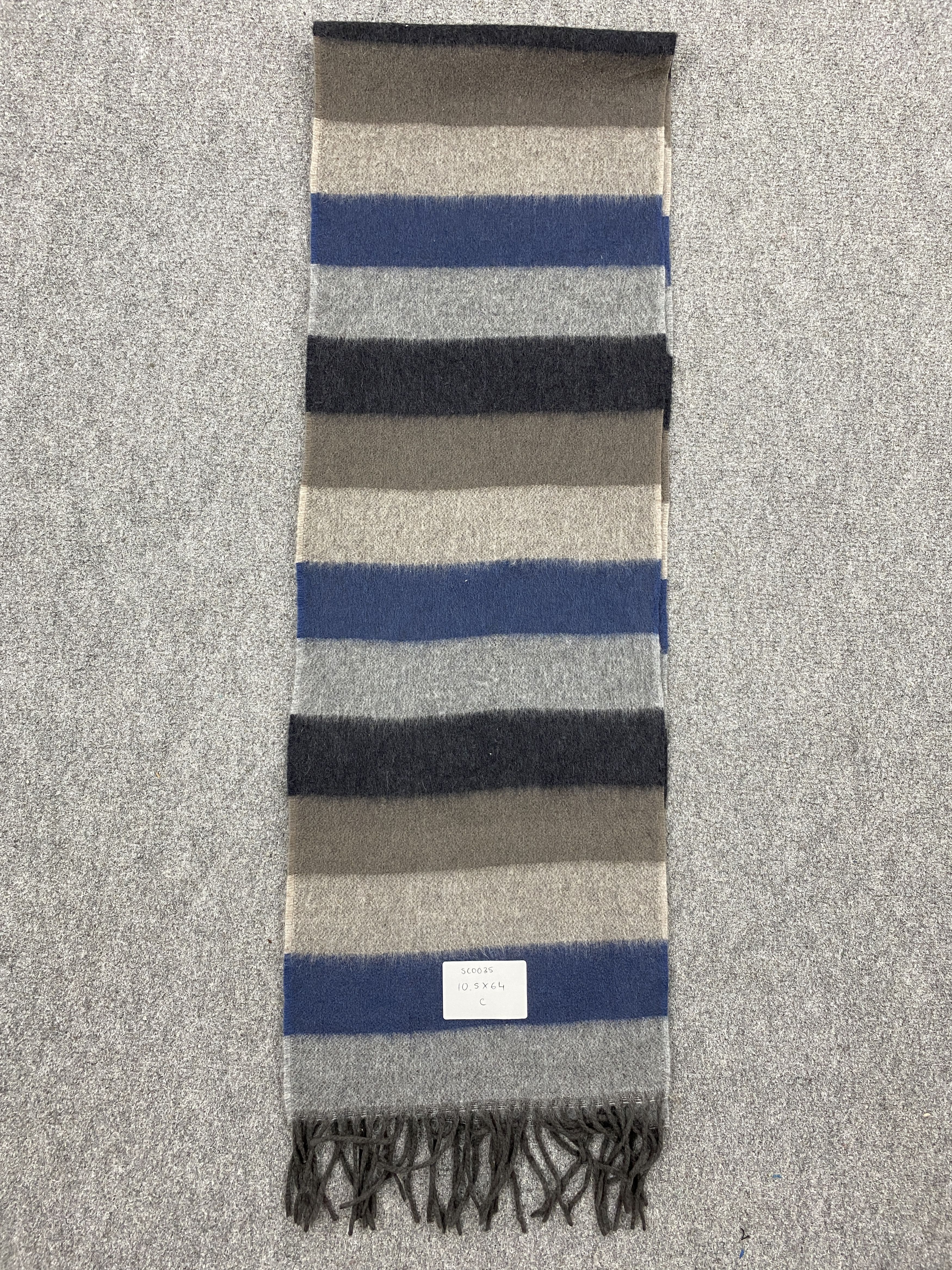 Other Cashmere Stripes Scarf / Muffler / Neckwear - SC0035 Size ONE SIZE - 10 Thumbnail
