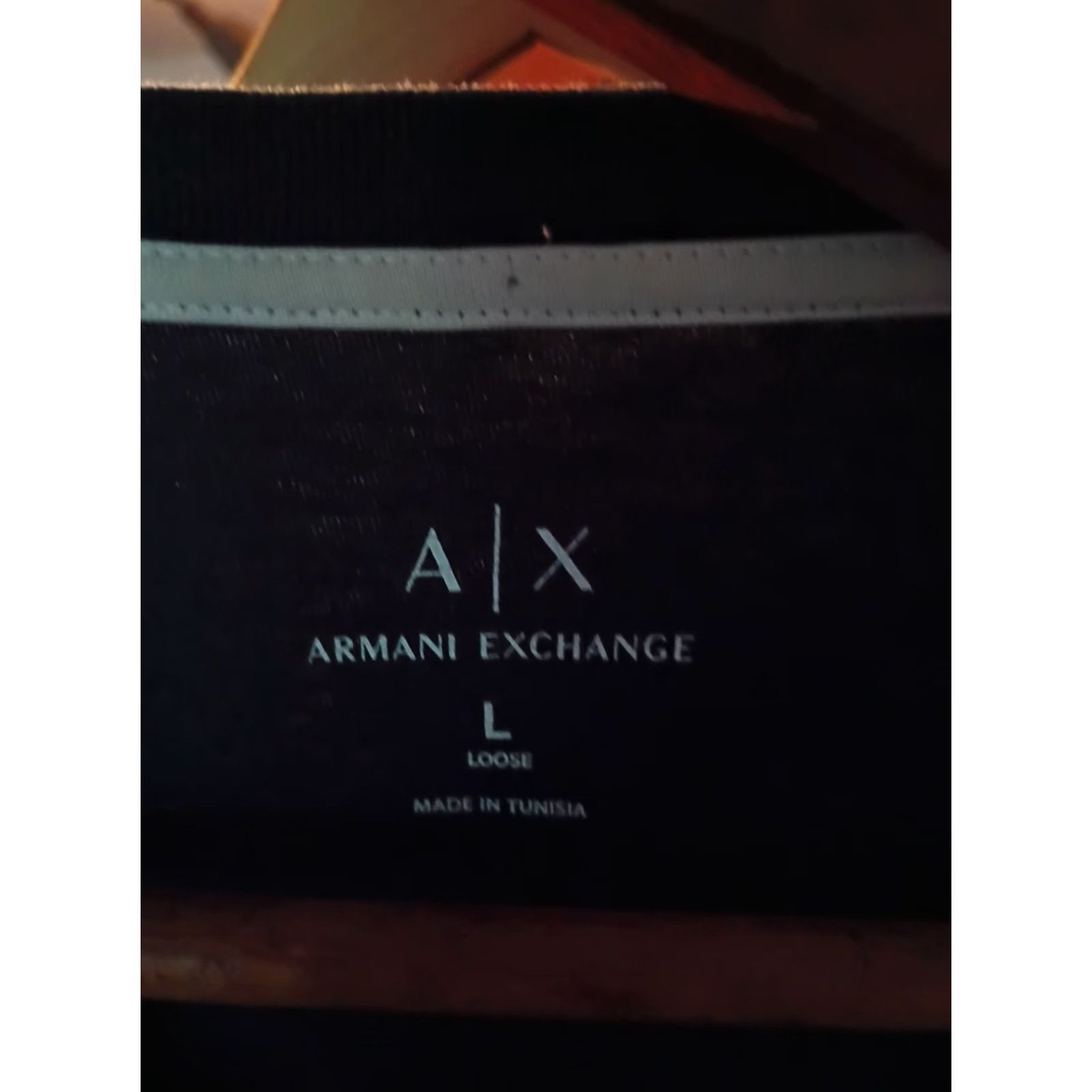 Armani Exchange VINTAGE Armani Exchange T-shirt Shadow Silhouette Size L Men Blue 90s Designer Size US L / EU 52-54 / 3 - 3 Thumbnail