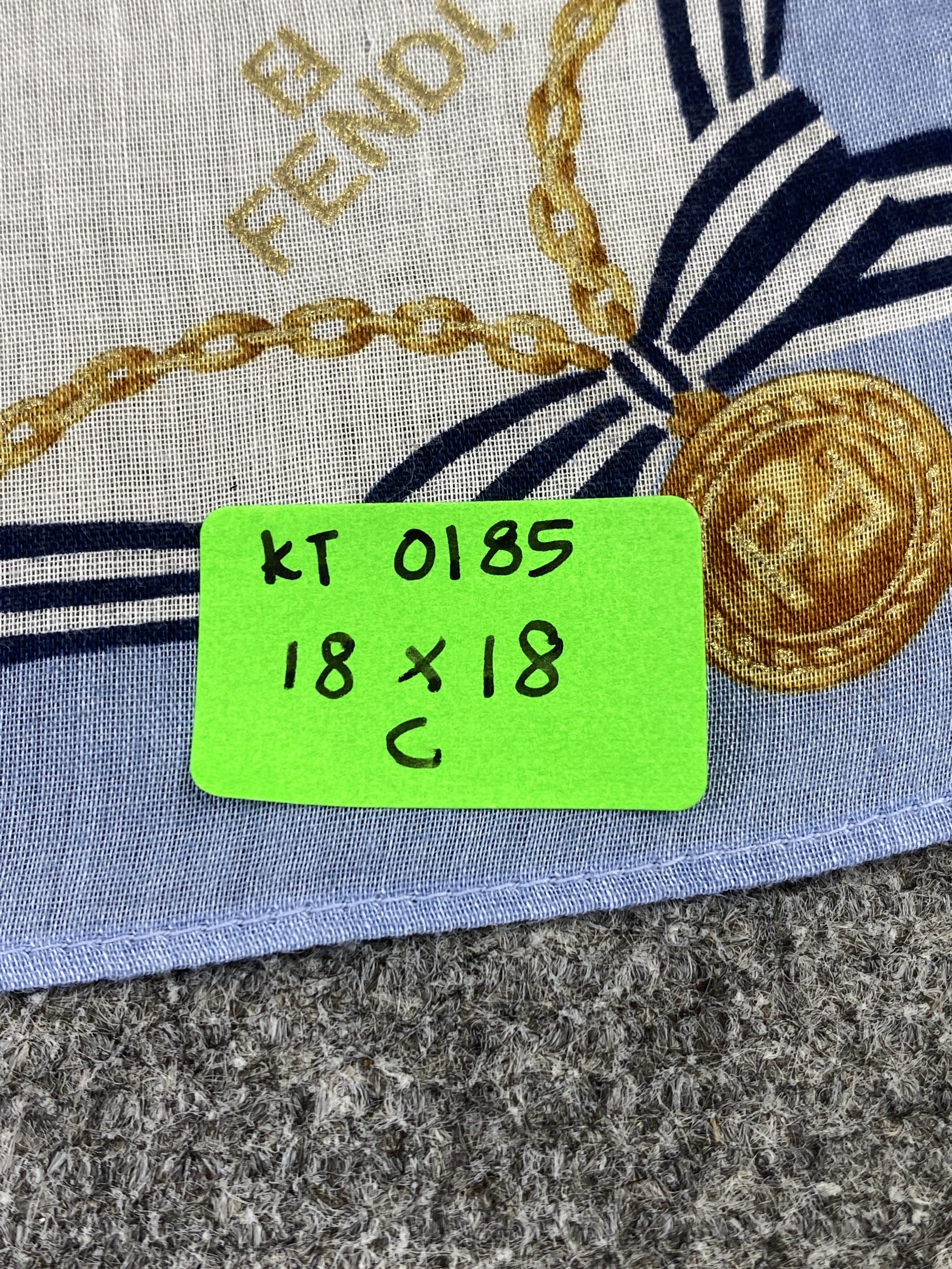 Fendi Vintage Fendi Handkerchief / Neckerchief KT0185 Size ONE SIZE - 8 Thumbnail