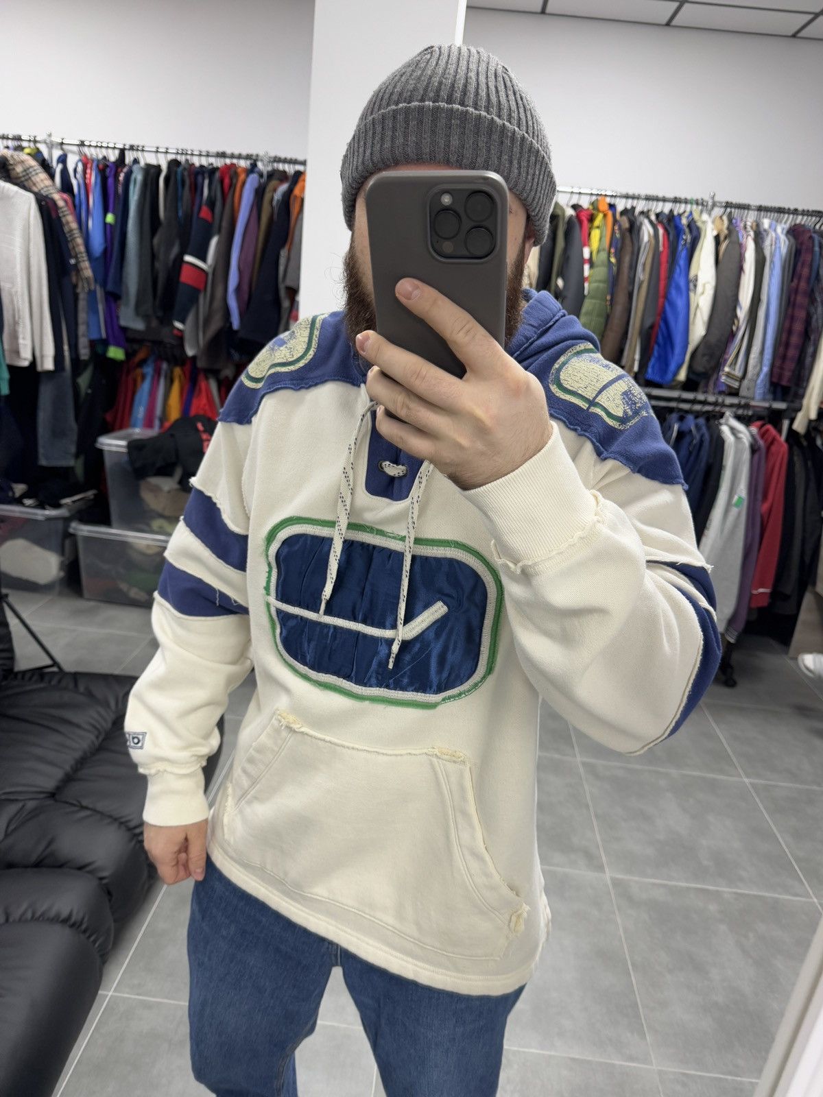 NHL × Reebok × Vintage Vintage Reebok CCM NHL Hockey Hoodie Size L Size US L / EU 52-54 / 3 - 2 Thumbnail