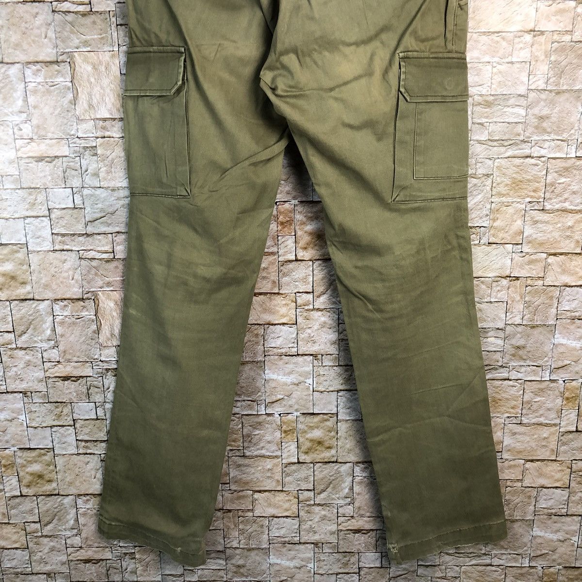 Japanese Brand Japan vintage faded Green utility Cargo Pants #A125 Size US 30 / EU 46 - 14 Thumbnail