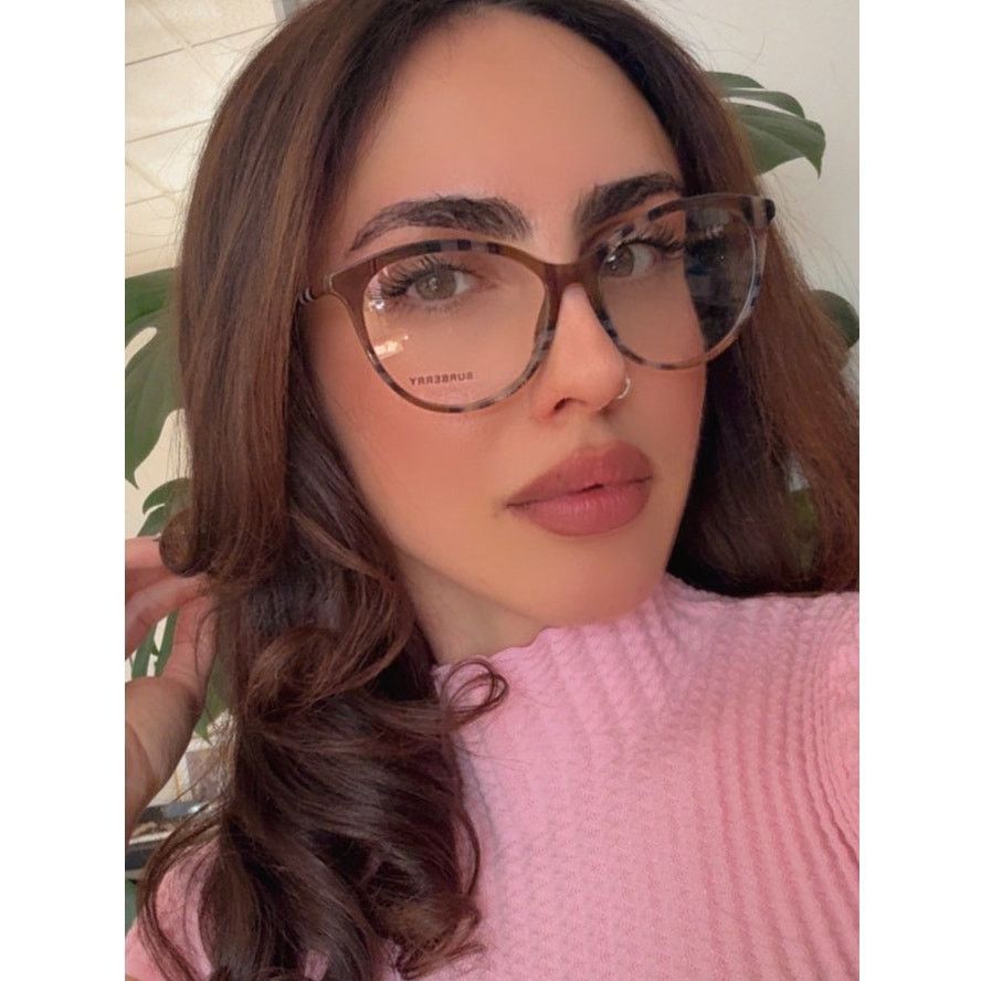 Burberry NEW Burberry BE2325 Brown Aiden Check Eyeglasses Frames Size ONE SIZE - 1 Thumbnail