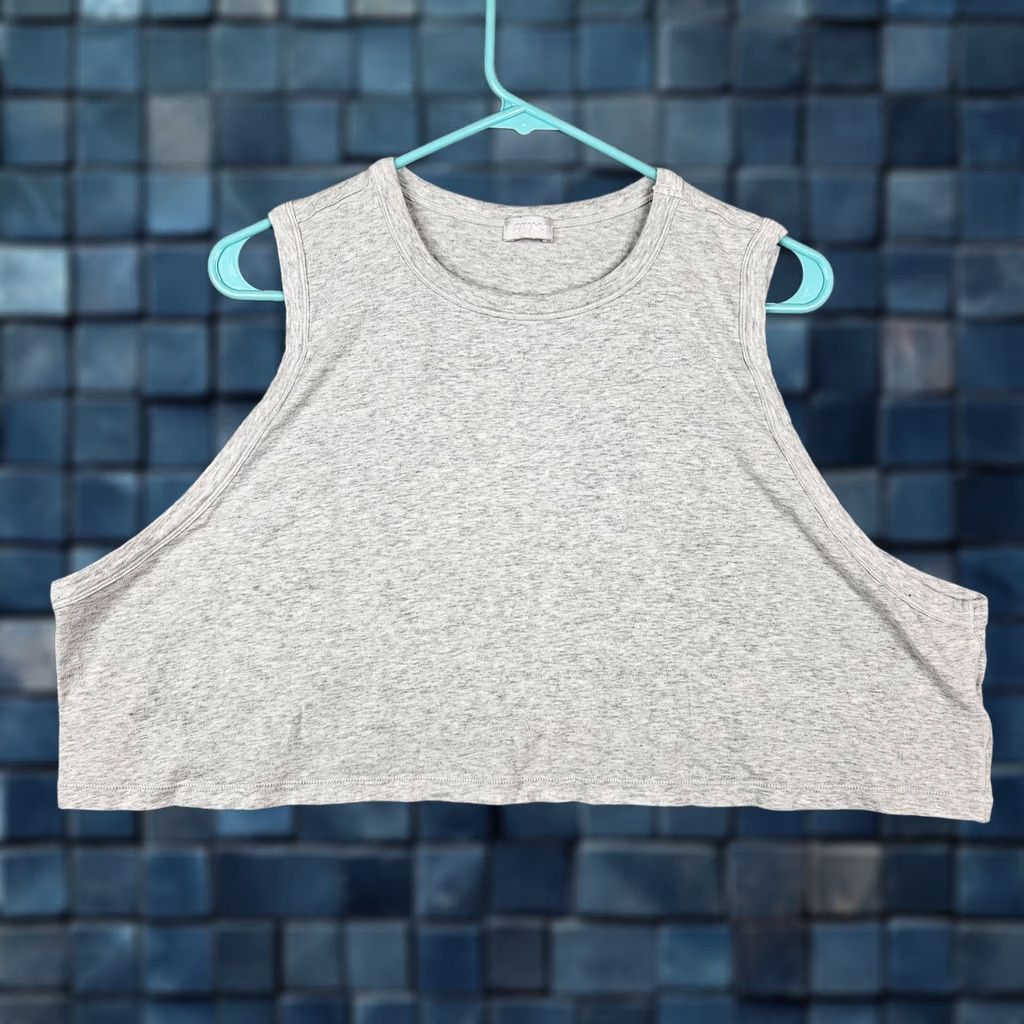 SKIMS Skims Women's Light Gray Sleeveless Tank Top 2X Size Gray Cotton Modal Spandex Regular Tank Womens Size XXL / US 16-18 / IT 52-54 - 1 Thumbnail