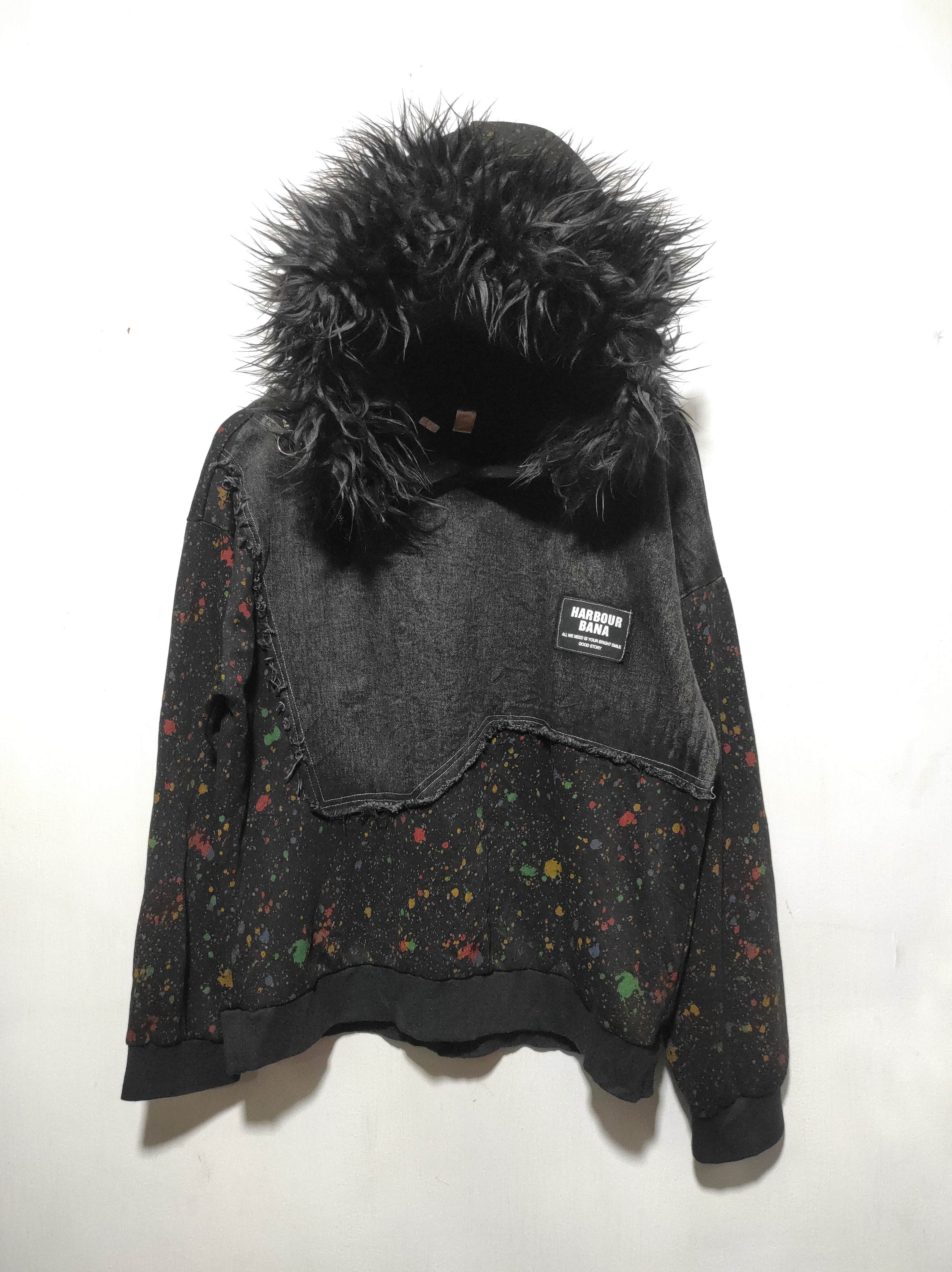 Japanese Brand HYBQ fur hoodie ifsix LGB style Size US M / EU 48-50 / 2 - 2 Thumbnail