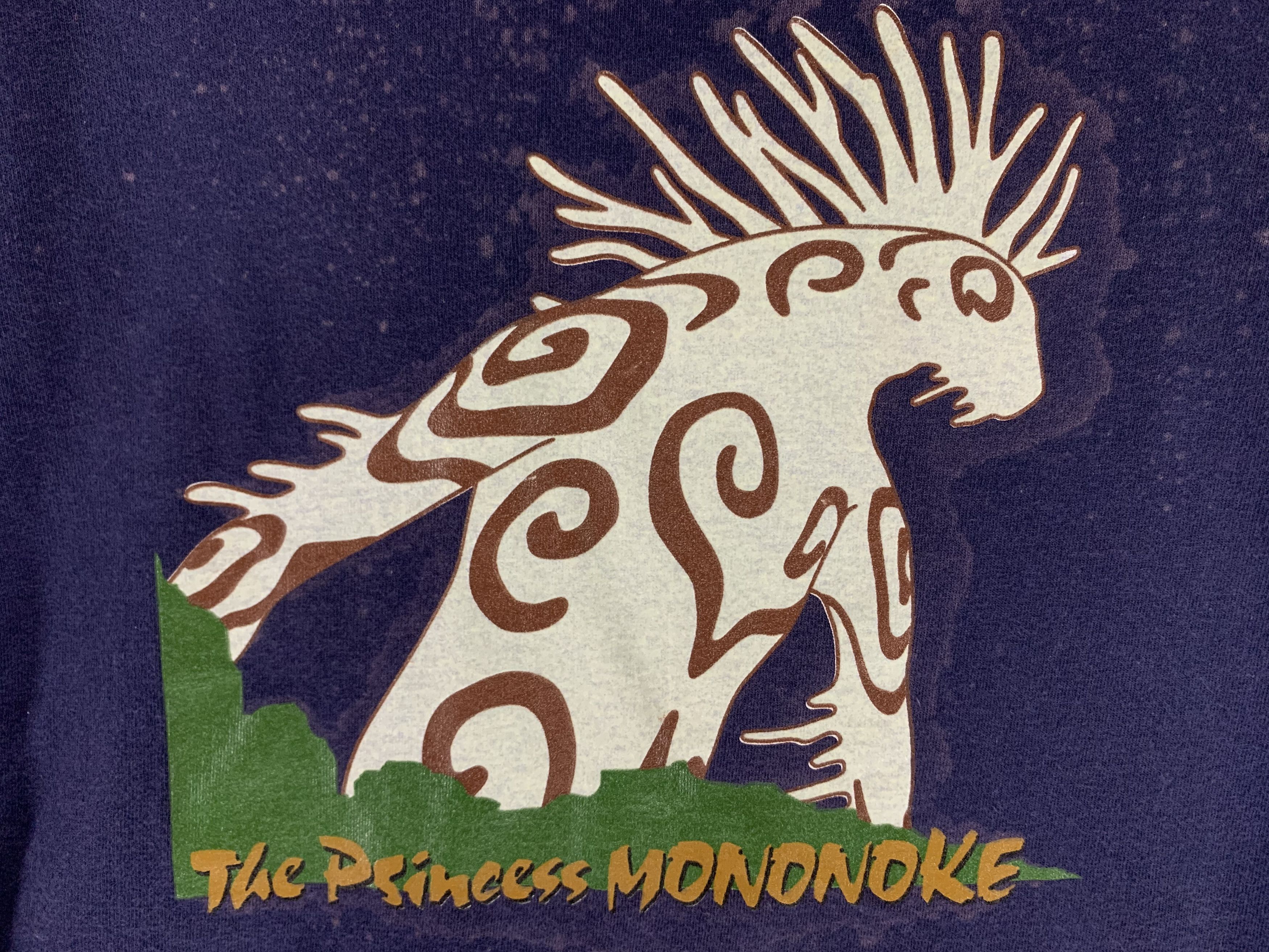 Anime × Vintage 90s Princess mononoke forest spirit studio ghibli film shirt Size US L / EU 52-54 / 3 - 6 Thumbnail
