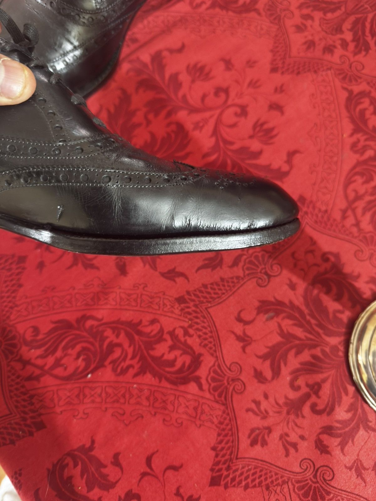 John Lobb John Lobb Leather Full Oxford Brogue Size US 9.5 / EU 42-43 - 7 Thumbnail