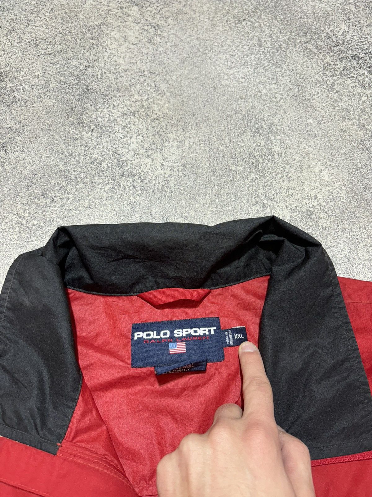 Polo Ralph Lauren × Ralph Lauren Sport × Vintage Vintage Polo Sport Ralph Lauren Nylon Jacket Windbreaker XL Size US XXL / EU 58 / 5 - 5 Thumbnail