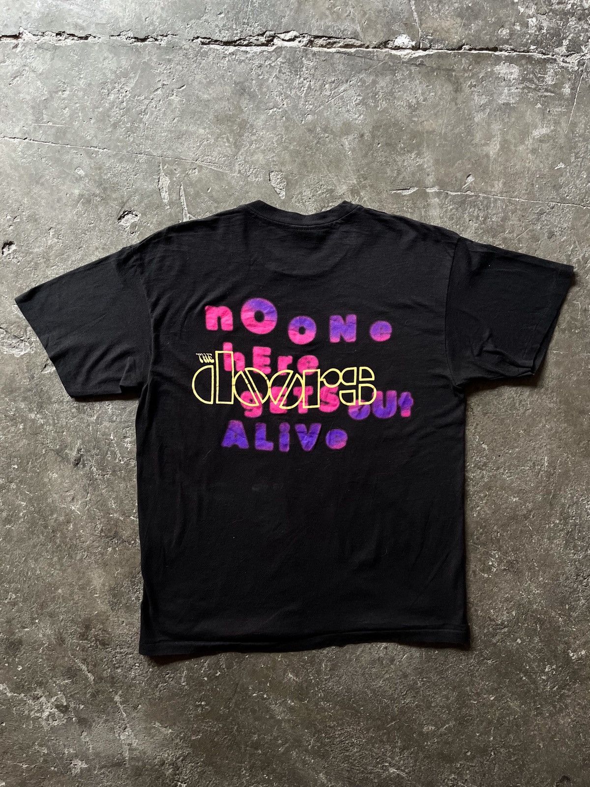 Hanes Vintage the doors “No one here gets out alive” tee Size US L / EU 52-54 / 3 - 5 Thumbnail