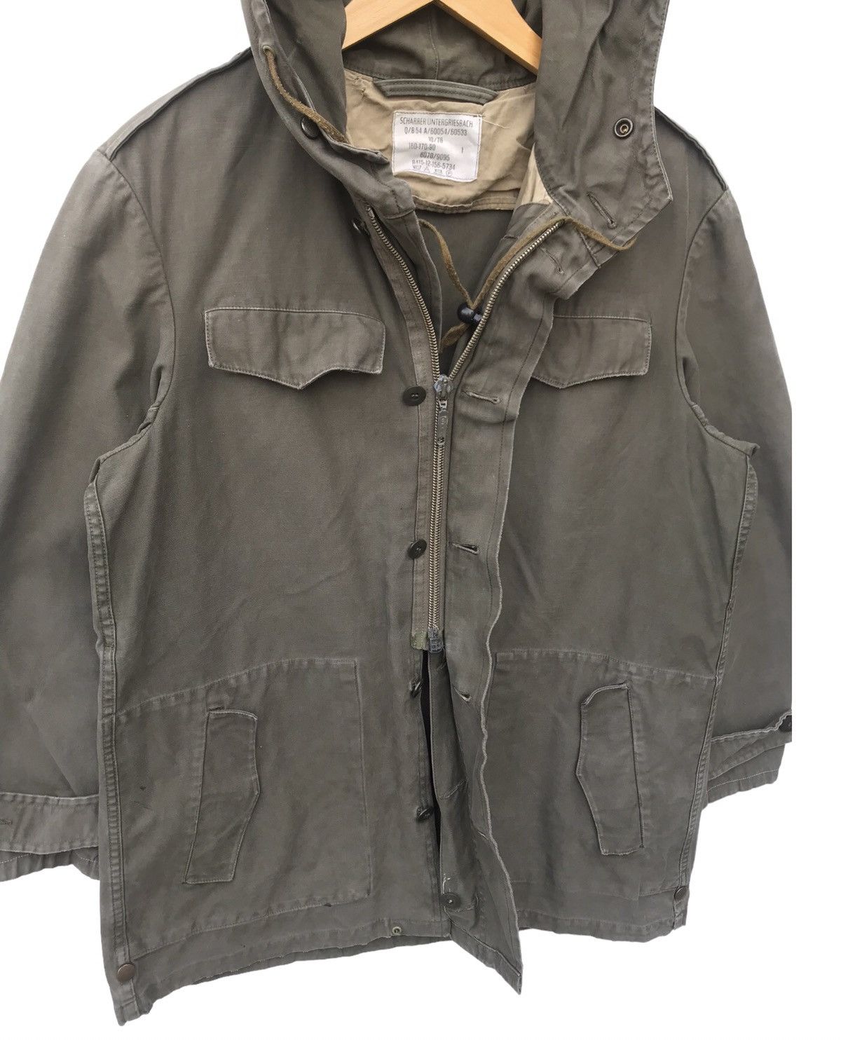 Vintage Vintage German Army Military Tactical Hoodie Jacket Size US M / EU 48-50 / 2 - 5 Thumbnail