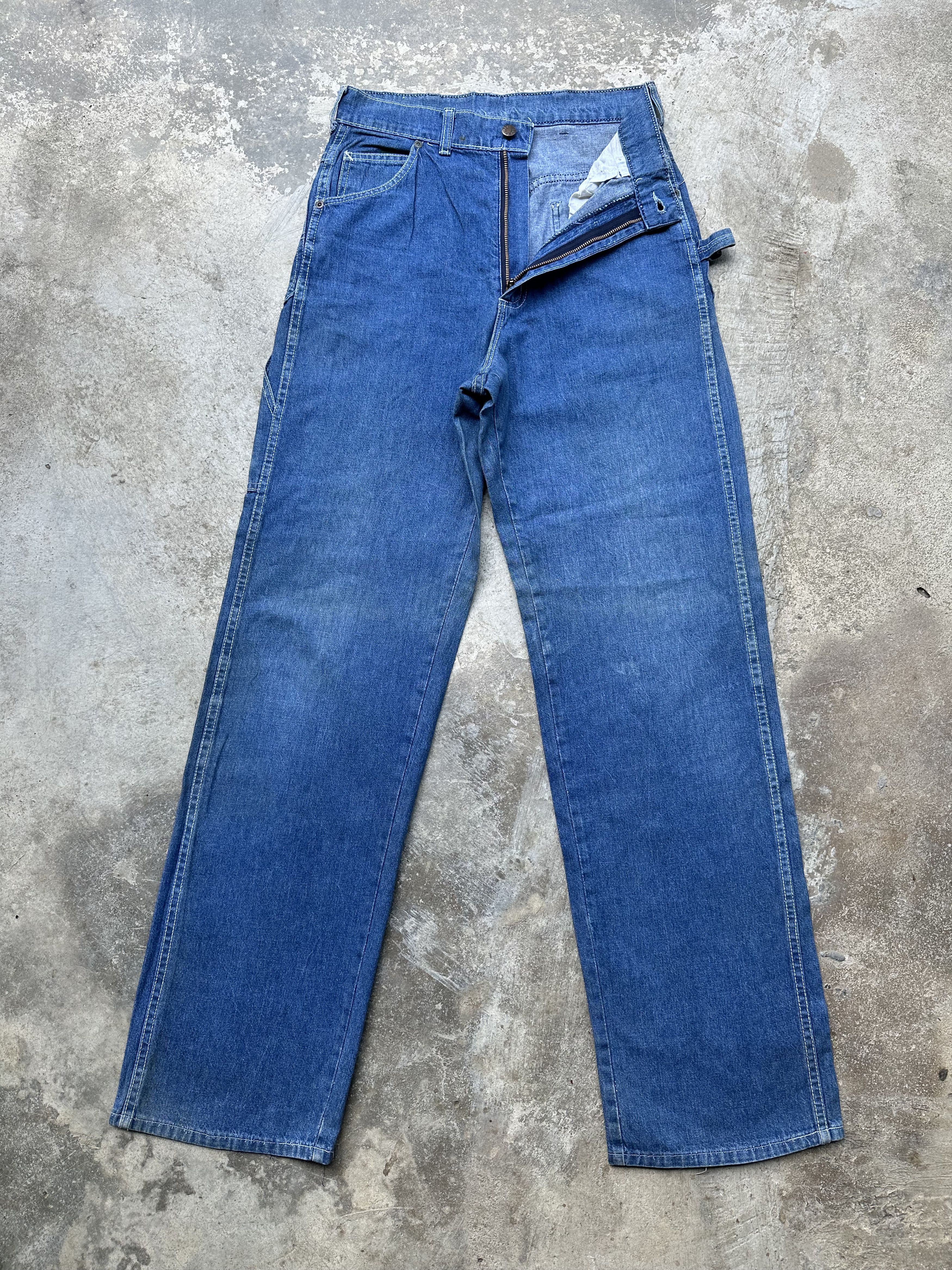 Vintage Vintage 70s Big Yank Carpenter Patina Denim Pant Size US 29 - 1 Thumbnail