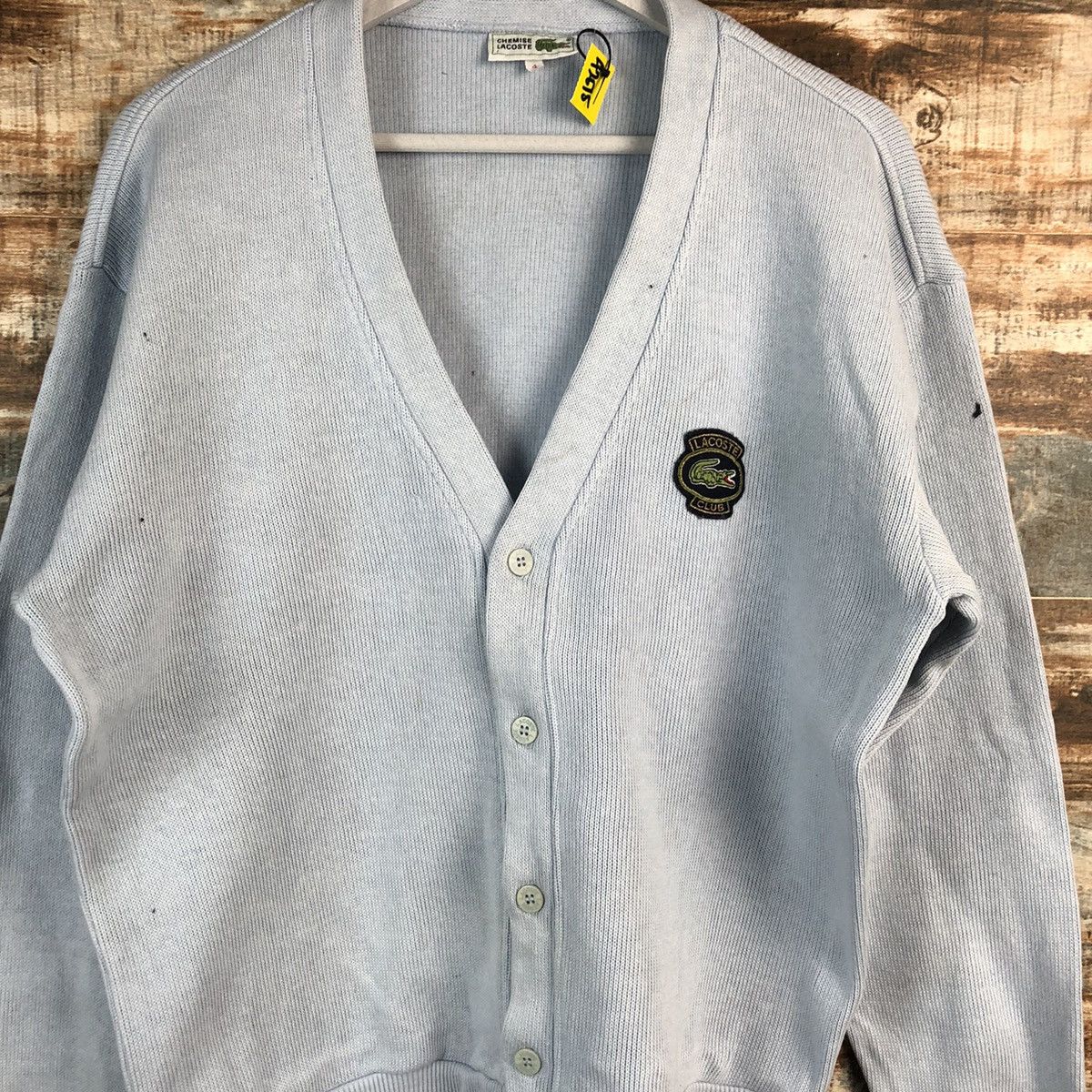 Lacoste Lacoste Blue Cardigan vintage Knitwear #A2515 Size US L / EU 52-54 / 3 - 5 Thumbnail