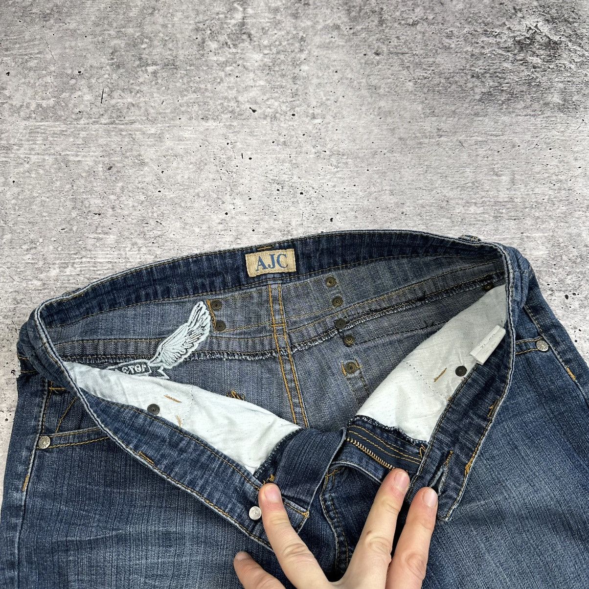 Japanese Brand × Vintage Vintage AJC Flared Jeans Blue Size UK 12 US 10 Size 30" / US 8 / IT 44 - 12 Thumbnail