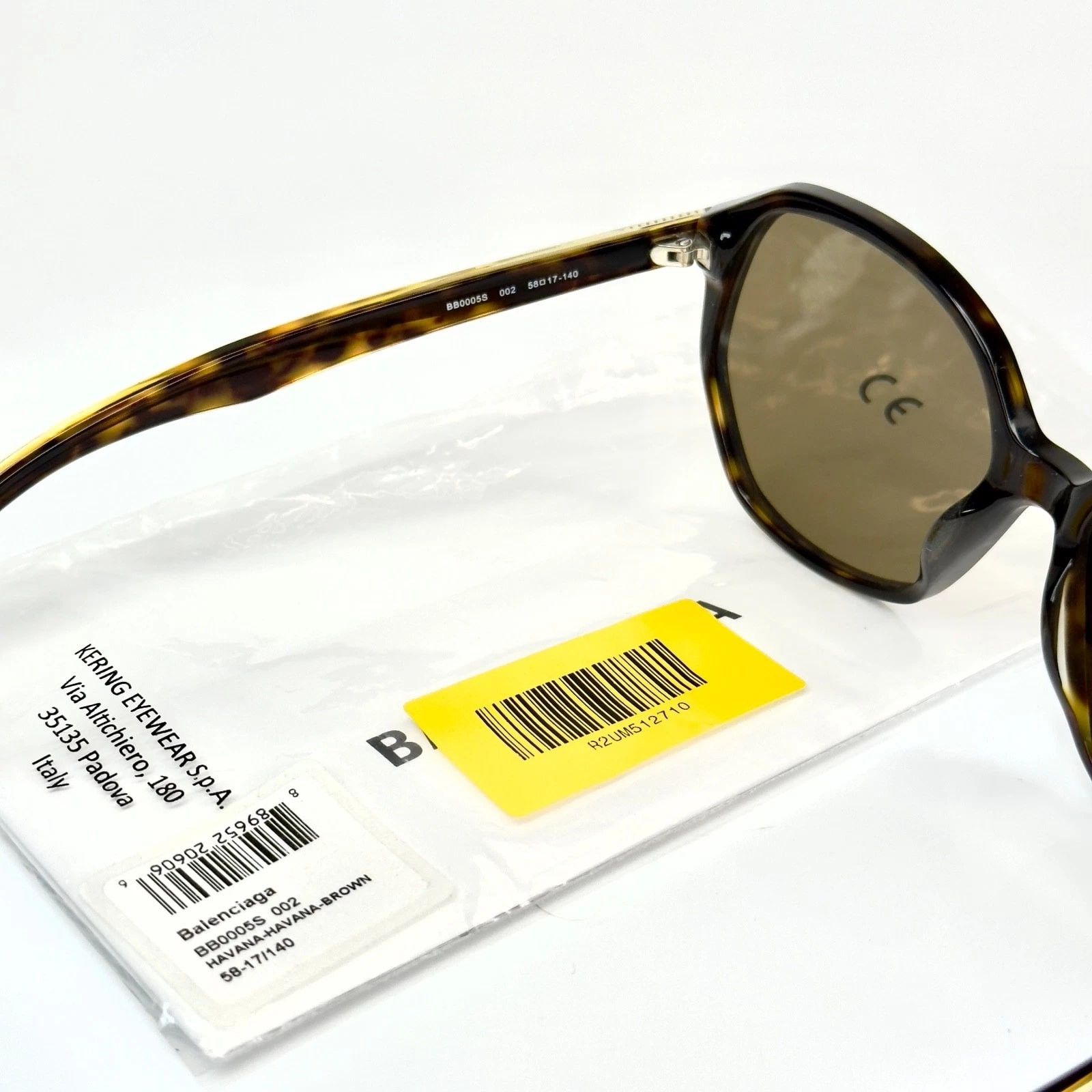Balenciaga BALENCIAGA BB0005S EVERYDAY 0005 Havana Brown Sunglasses 002 Size ONE SIZE - 2 Thumbnail