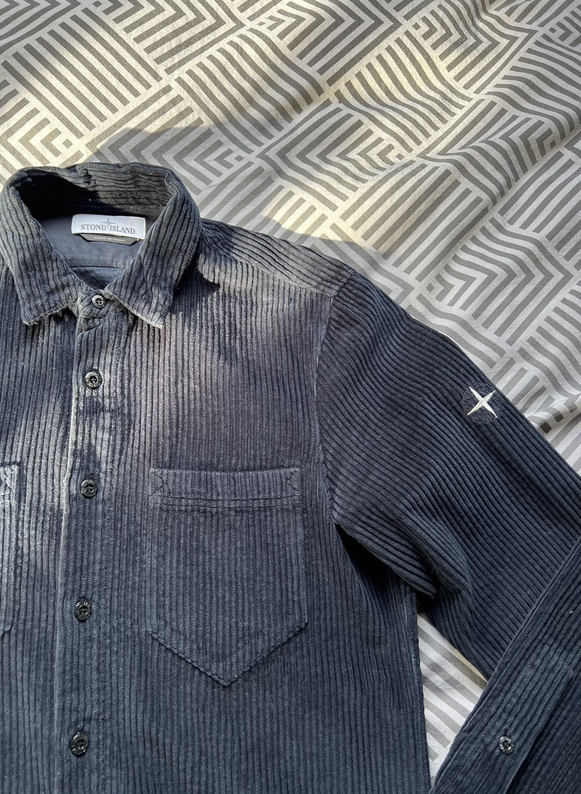Stone Island Stone Island | Corduroy Overshirt | Black | Size S Size US S / EU 44-46 / 1 - 9 Thumbnail