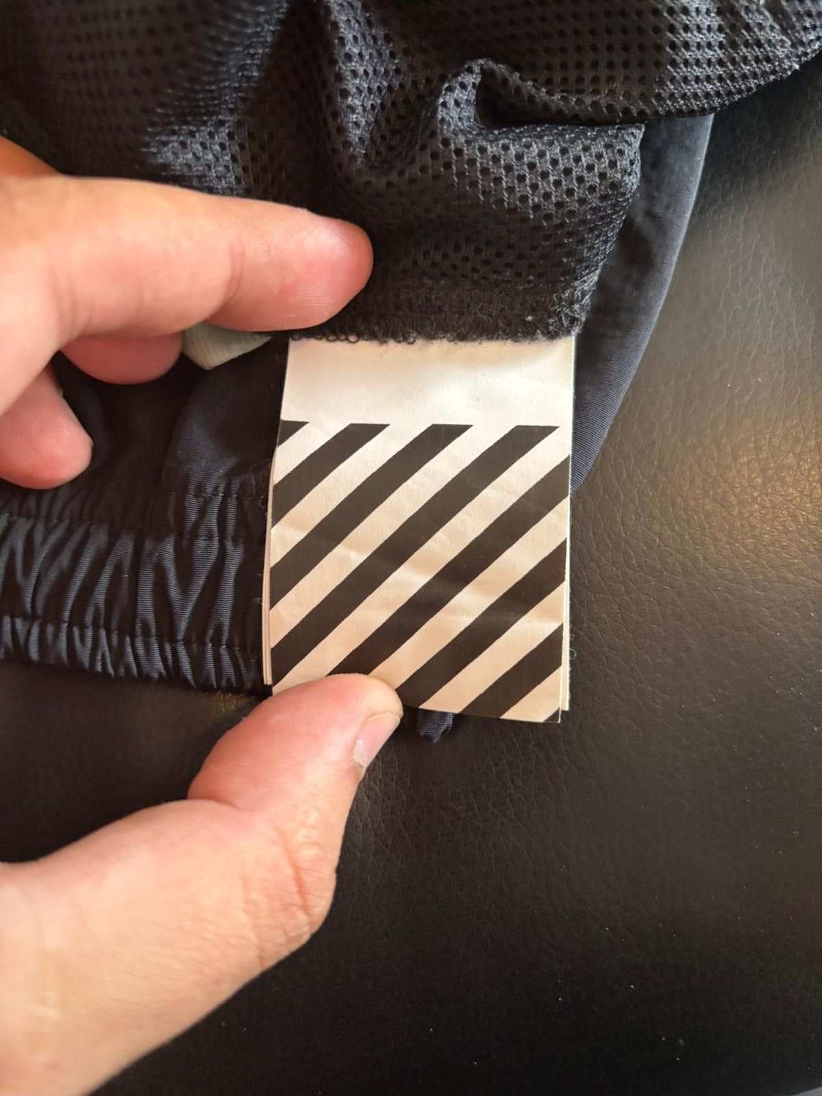 OFF White Black Track Pants