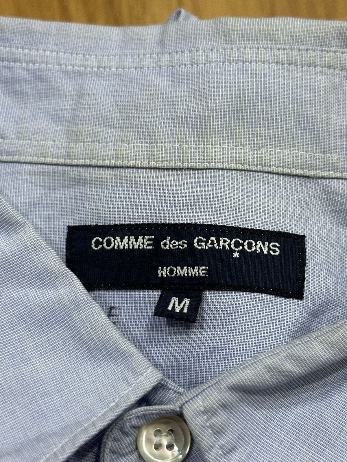 Comme des Garcons Cdg Homme White Lining L/S Shirt Size US M / EU 48-50 / 2 - 17 Thumbnail